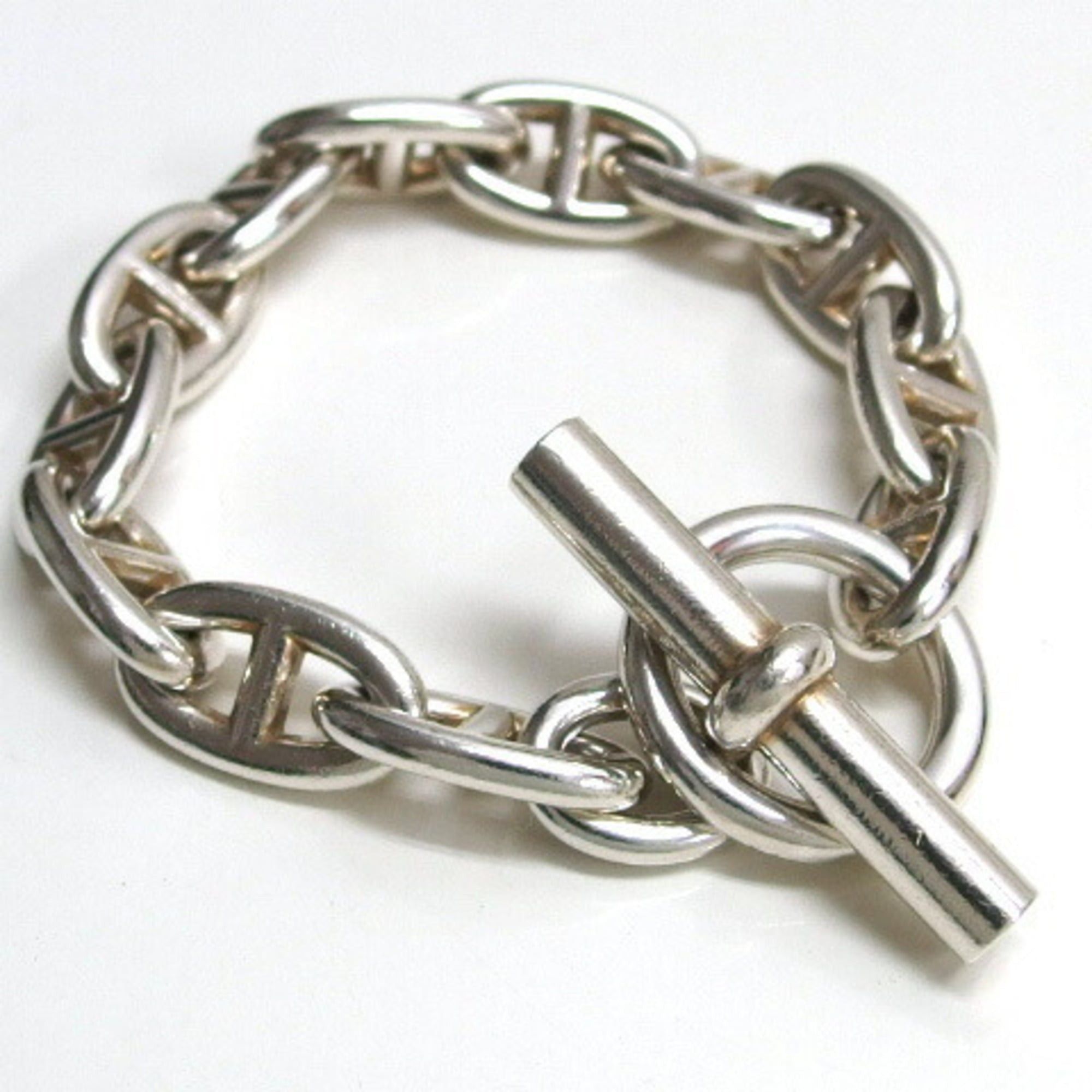 Hermes Hermes Chaine d'Ancre GM 12-link silver bracelet Size ONE SIZE - 5 Thumbnail