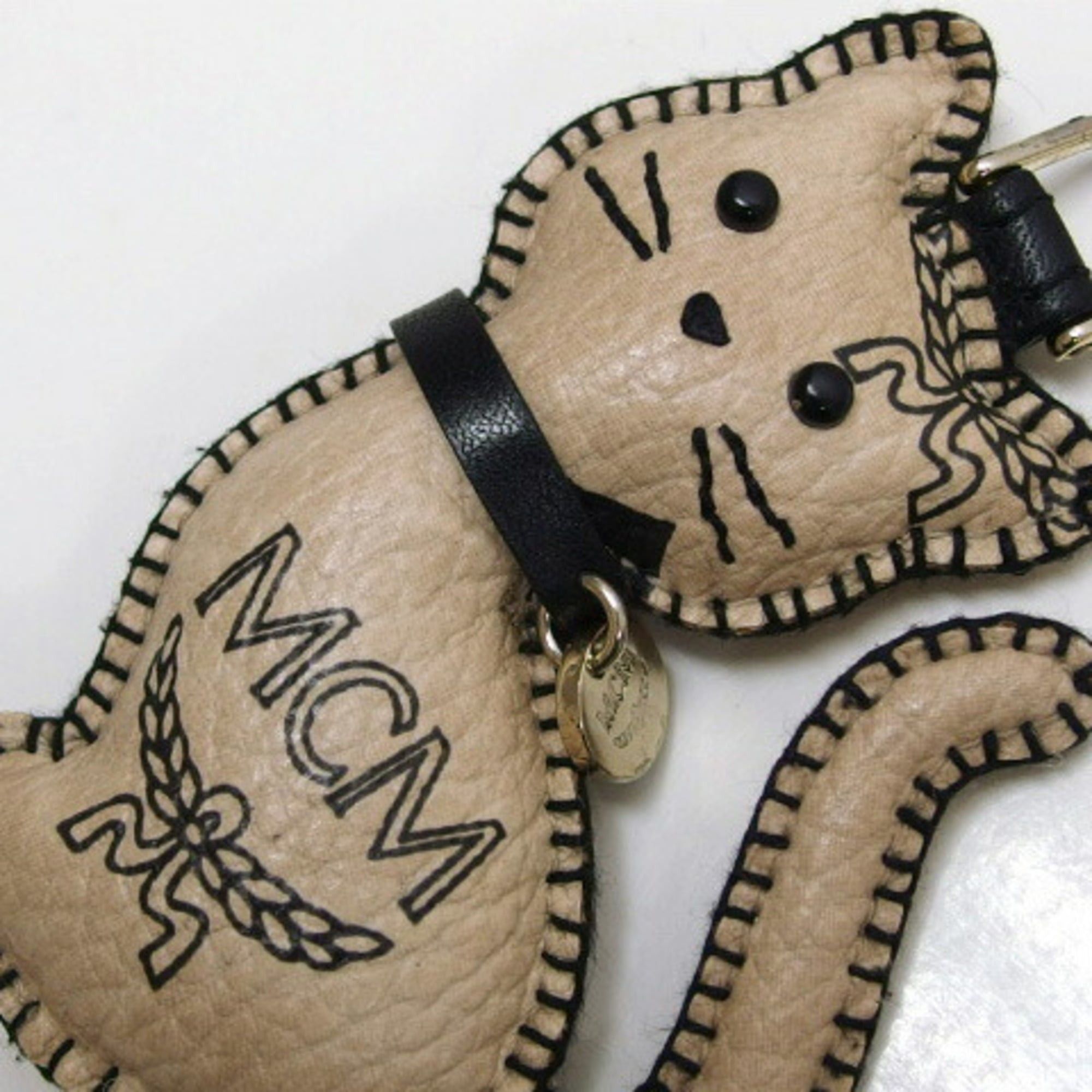 MCM MCM Visetos Cat Motif Bag Charm Keychain Size ONE SIZE - 11 Thumbnail
