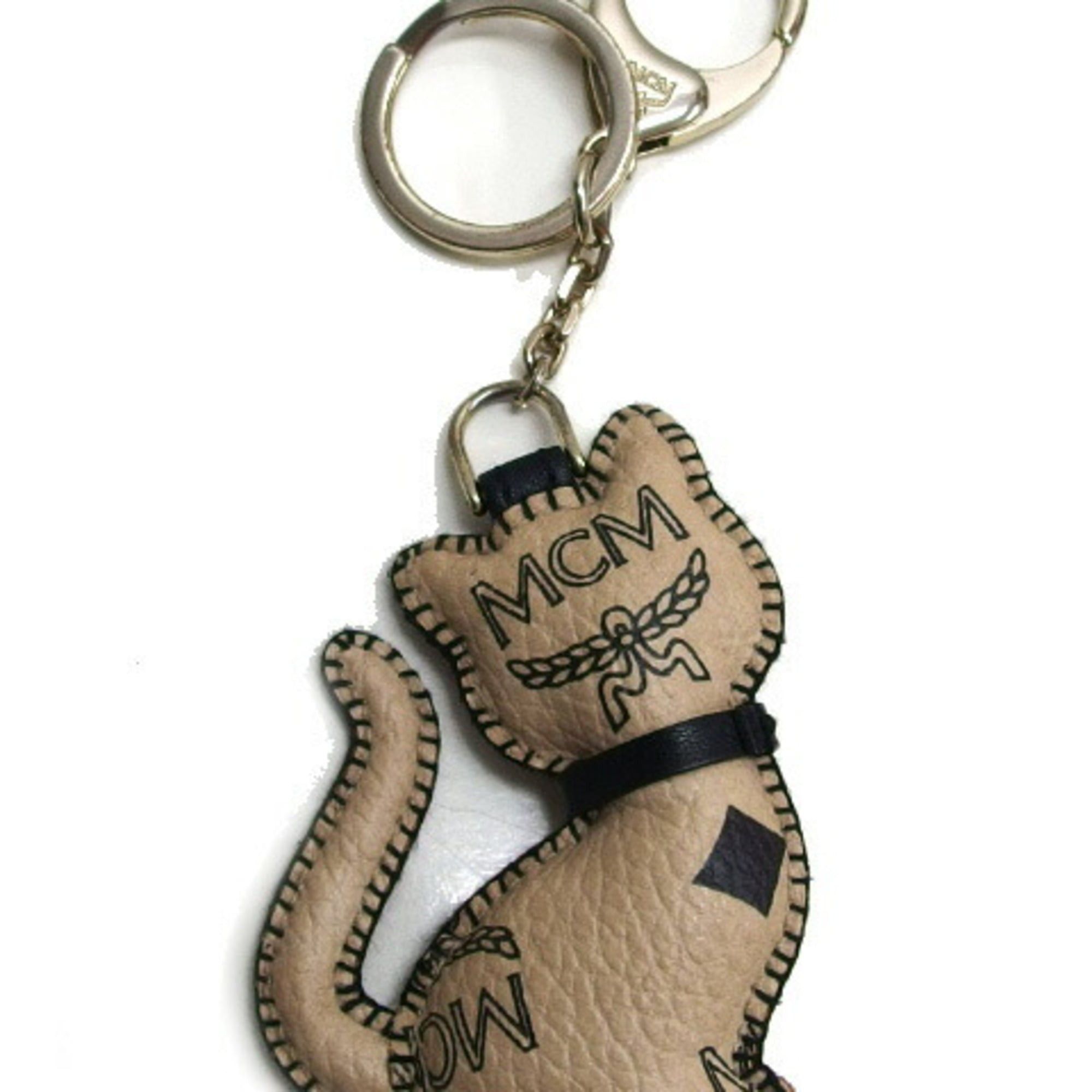 MCM MCM Visetos Cat Motif Bag Charm Keychain Size ONE SIZE - 3 Thumbnail