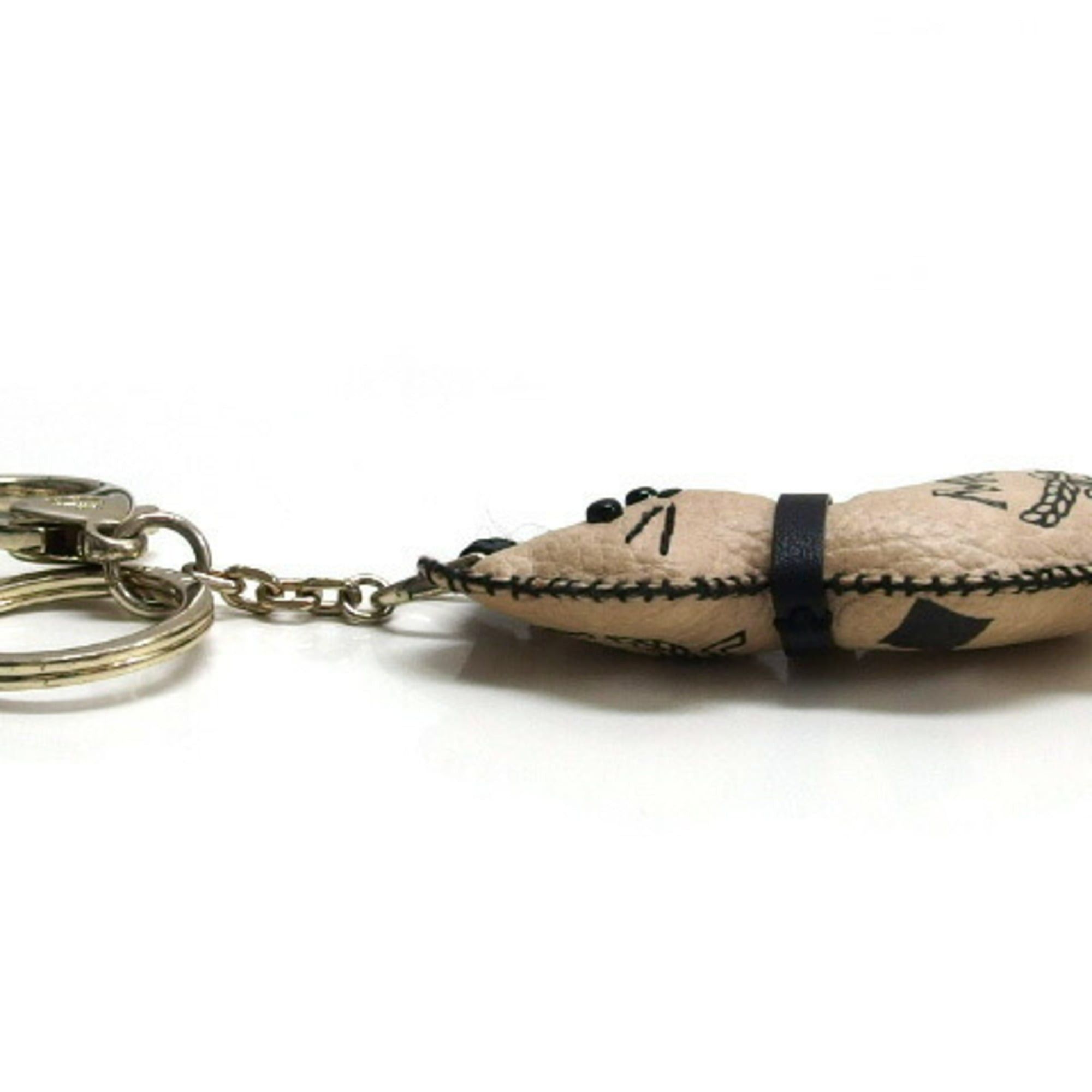 MCM MCM Visetos Cat Motif Bag Charm Keychain Size ONE SIZE - 4 Thumbnail