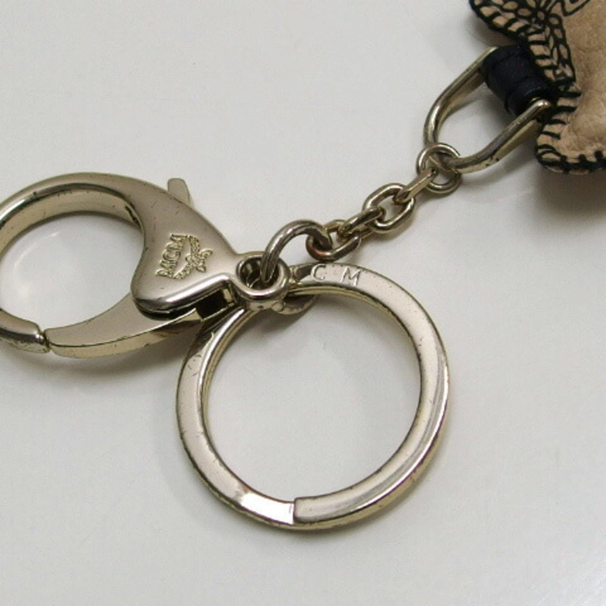 MCM MCM Visetos Cat Motif Bag Charm Keychain Size ONE SIZE - 5 Thumbnail