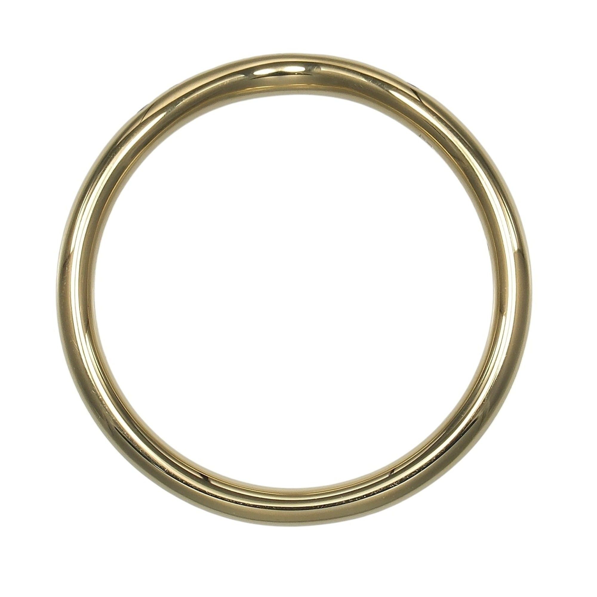 Tiffany & Co. Tiffany & Co. Curved Band Ring, Size 11.5, 18K Yellow Gold, 9 Diamonds, Approx. 2.53g. Size ONE SIZE - 9 Thumbnail