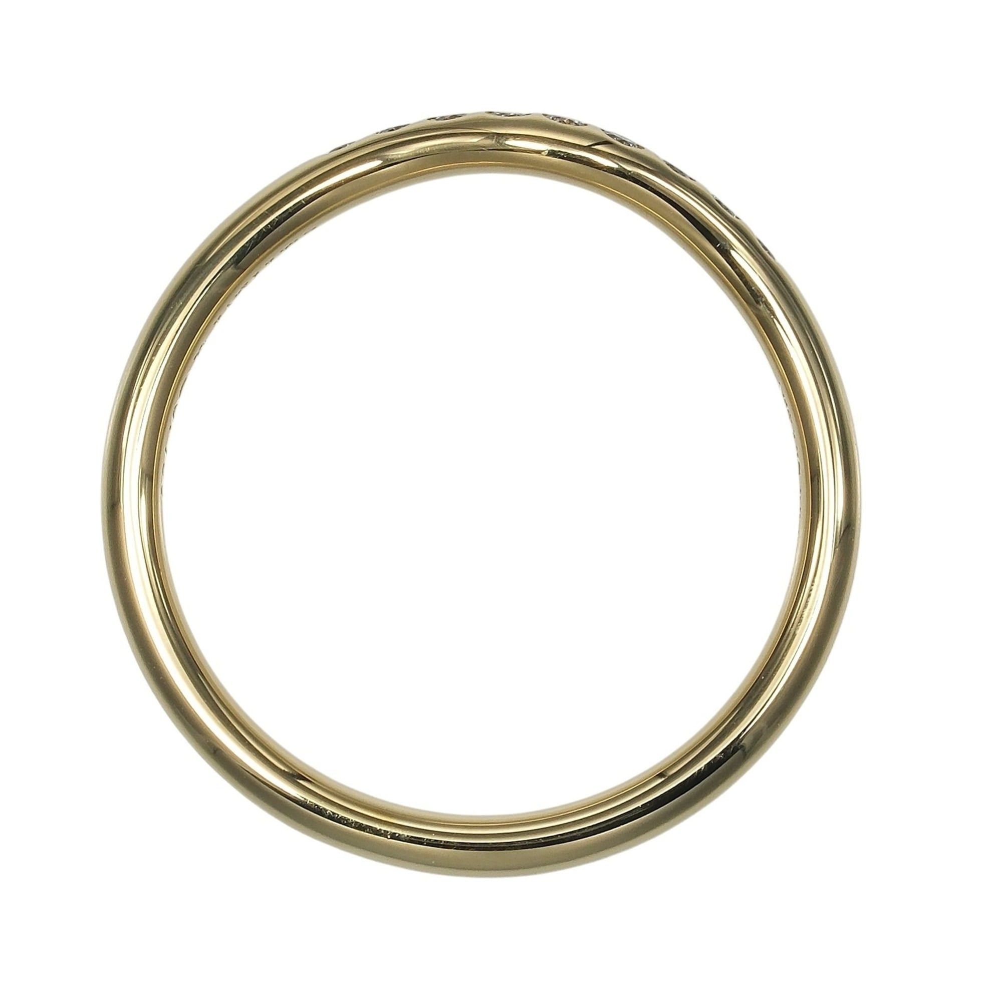 Tiffany & Co. Tiffany & Co. Curved Band Ring, Size 11.5, 18K Yellow Gold, 9 Diamonds, Approx. 2.53g. Size ONE SIZE - 10 Thumbnail