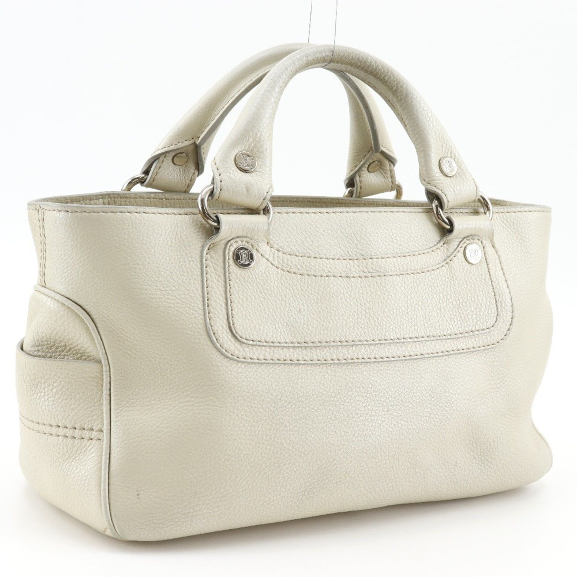 Celine Celine Boogie Back handbag, calfskin, beige, A5 size, open type, for women. Size ONE SIZE - 3 Thumbnail