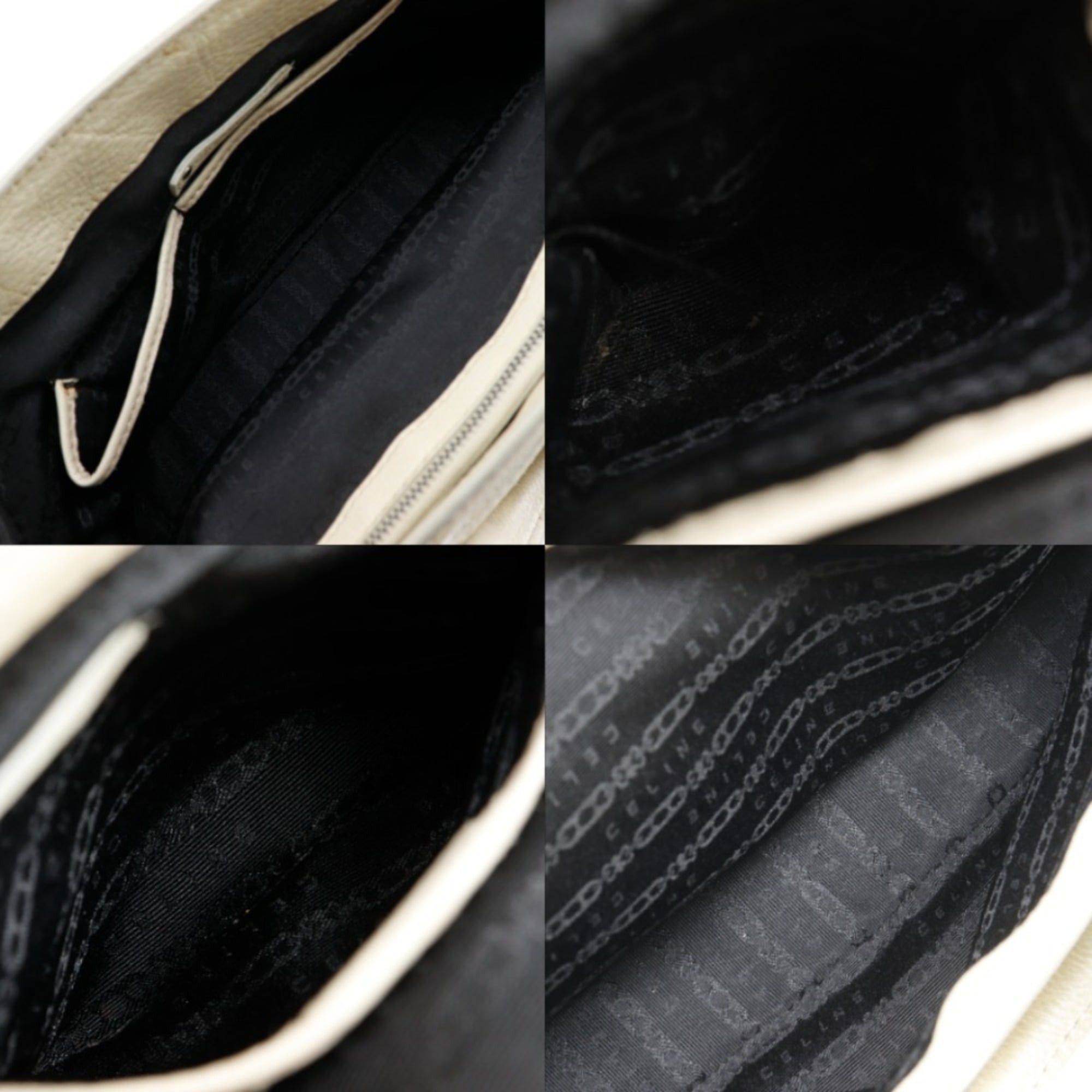 Celine Celine Boogie Back handbag, calfskin, beige, A5 size, open type, for women. Size ONE SIZE - 7 Thumbnail