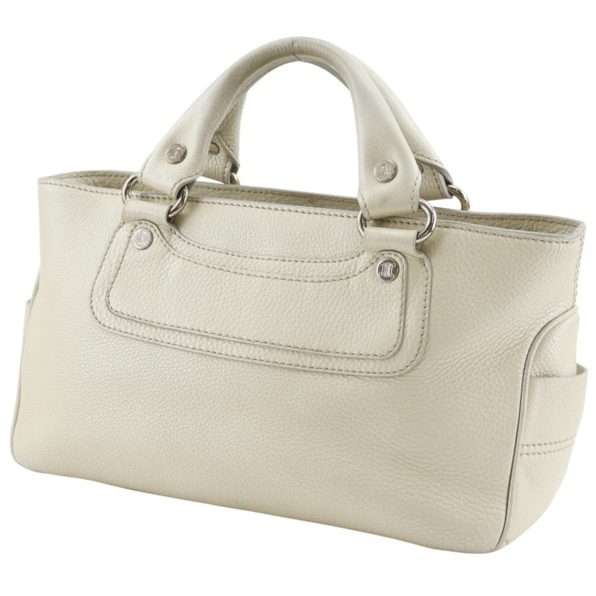 Celine Celine Boogie Back handbag, calfskin, beige, A5 size, open type, for women. Size ONE SIZE - 2 Thumbnail