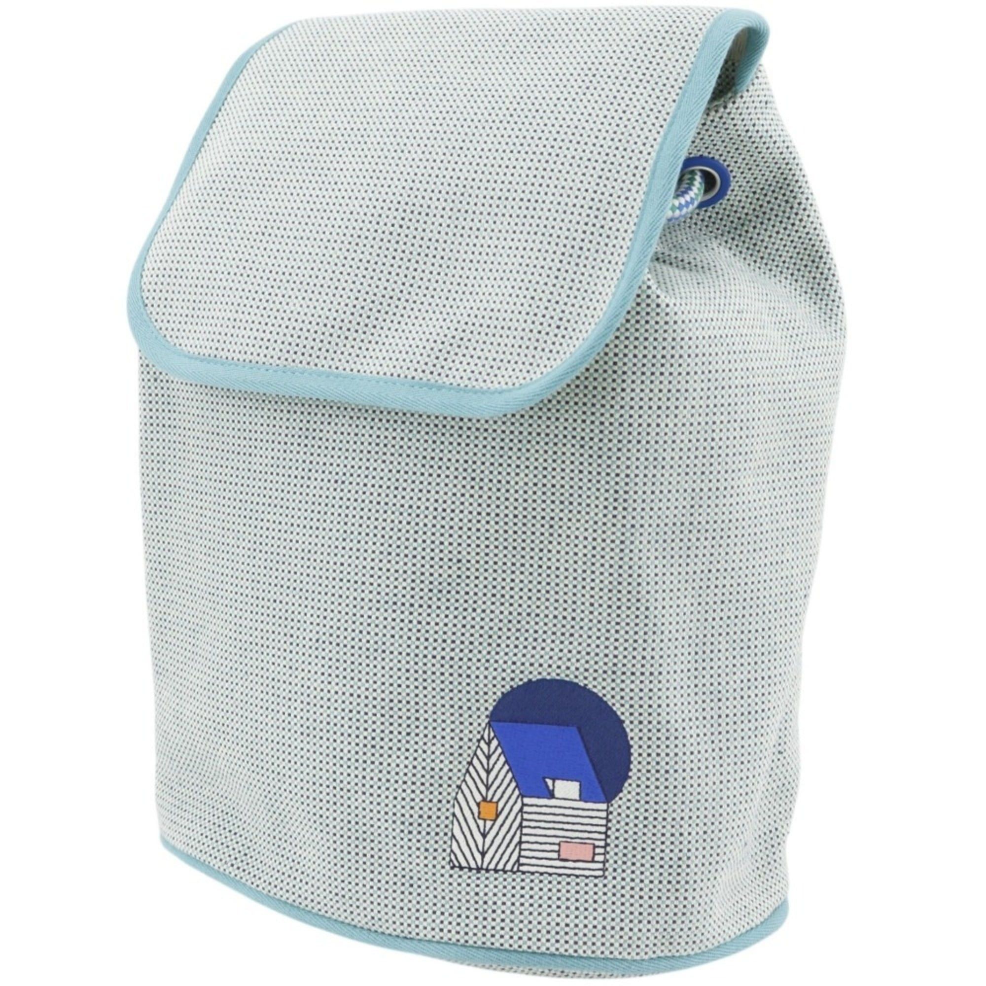 Hermes Hermes Les Cabans Backpack/Daypack, Kids Collection, Toile H (Blue), A5 size, Flap Closure, Women's. Size ONE SIZE - 2 Thumbnail