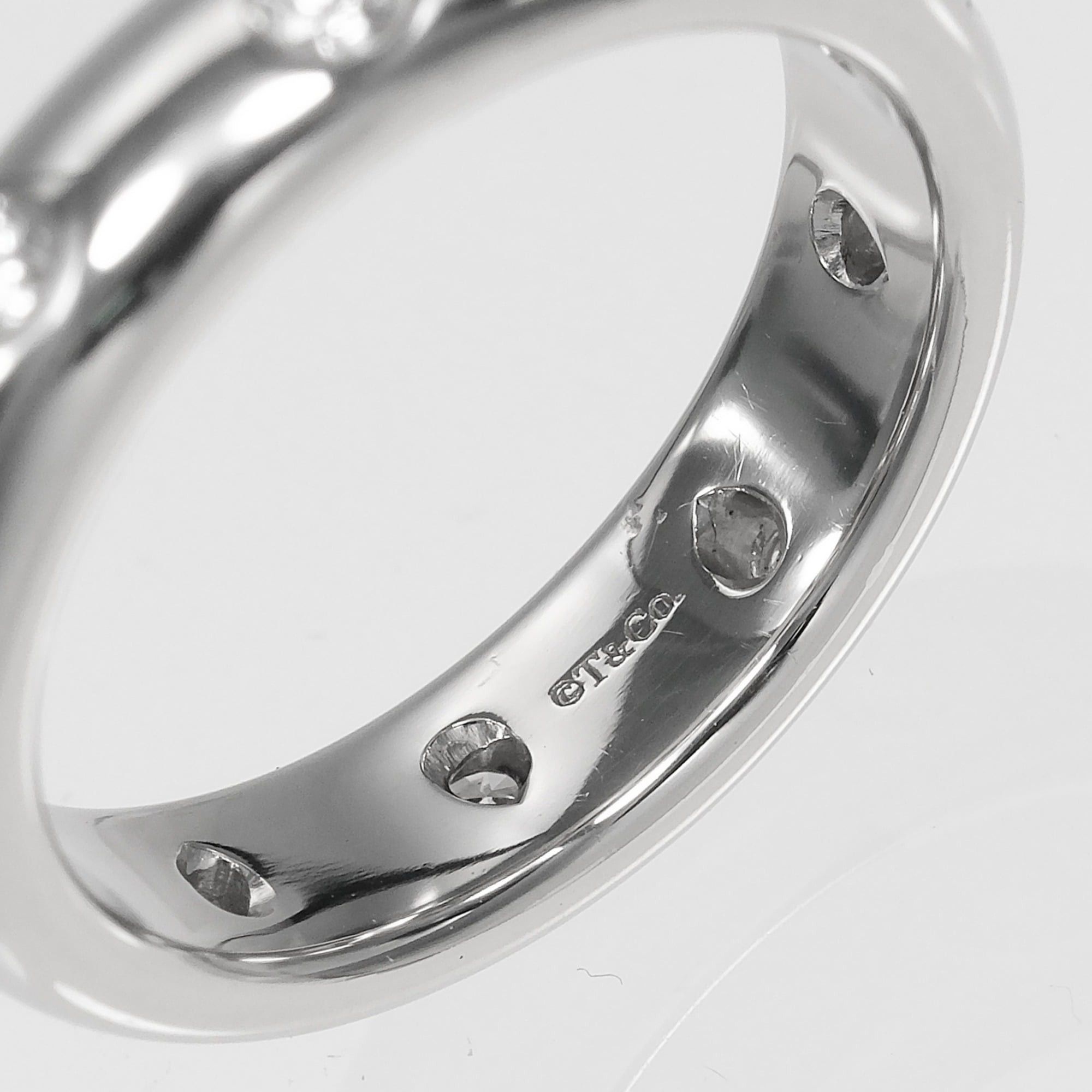 Tiffany & Co. Tiffany & Co. Dots Ring, Size 6, Platinum 950, Diamond, Approx. 7.3g. Size ONE SIZE - 5 Thumbnail