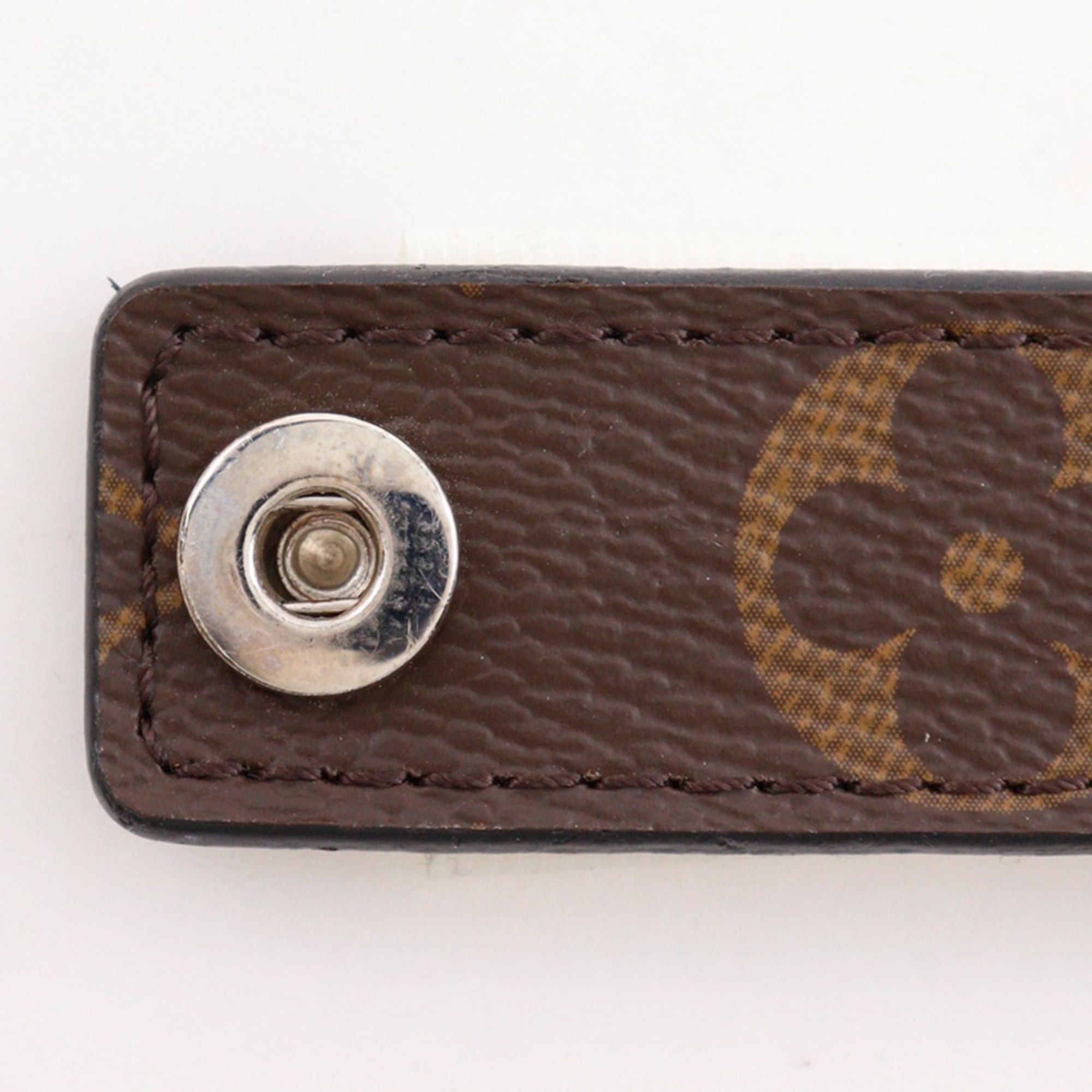 Louis Vuitton Louis Vuitton Bracelet Hockenheim M6141 Monogram Canvas 2017 Brown Approx. 26g Bra Rubbed Unisex Size ONE SIZE - 9 Thumbnail