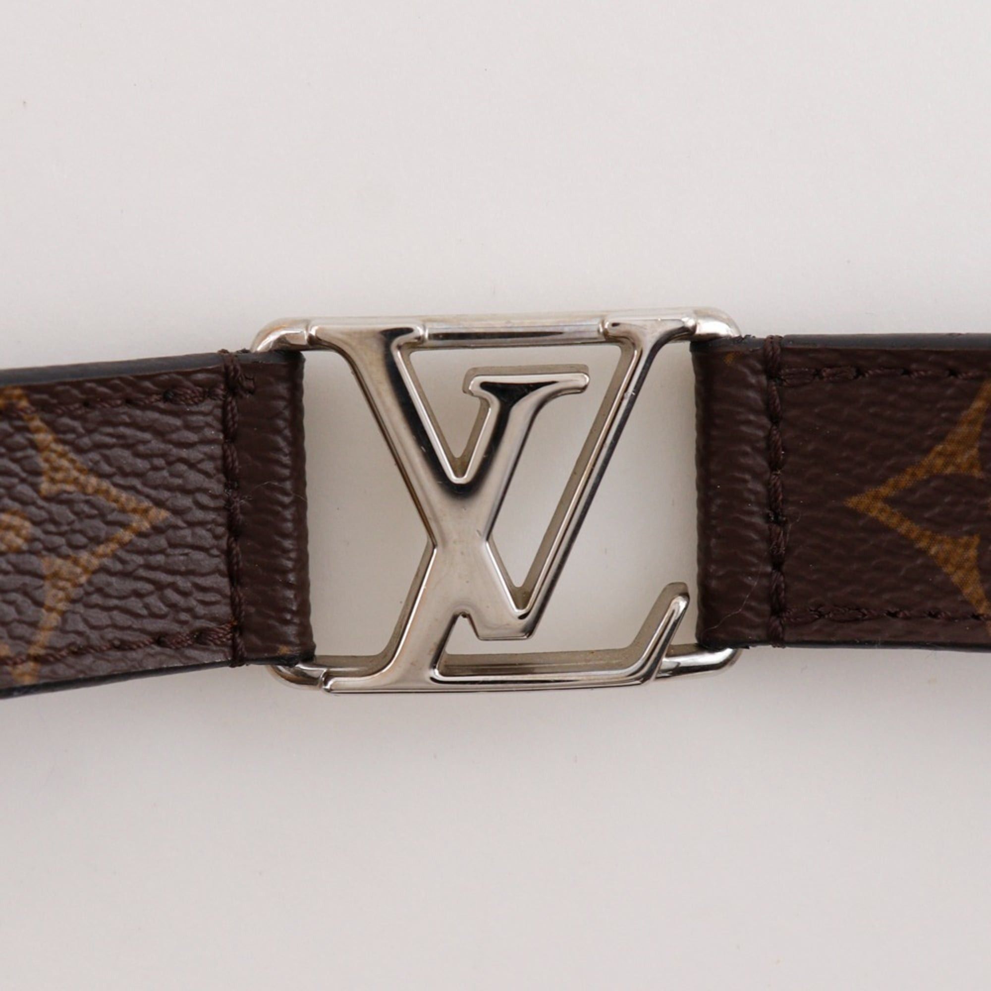 Louis Vuitton Louis Vuitton Bracelet Hockenheim M6141 Monogram Canvas 2017 Brown Approx. 26g Bra Rubbed Unisex Size ONE SIZE - 5 Thumbnail