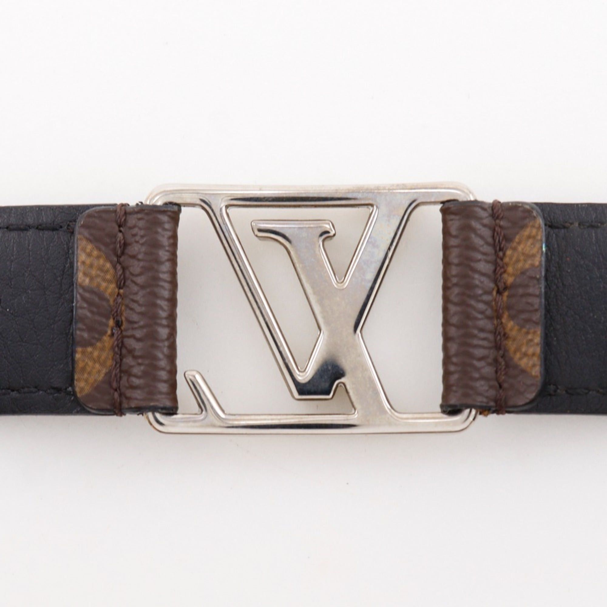 Louis Vuitton Louis Vuitton Bracelet Hockenheim M6141 Monogram Canvas 2017 Brown Approx. 26g Bra Rubbed Unisex Size ONE SIZE - 6 Thumbnail