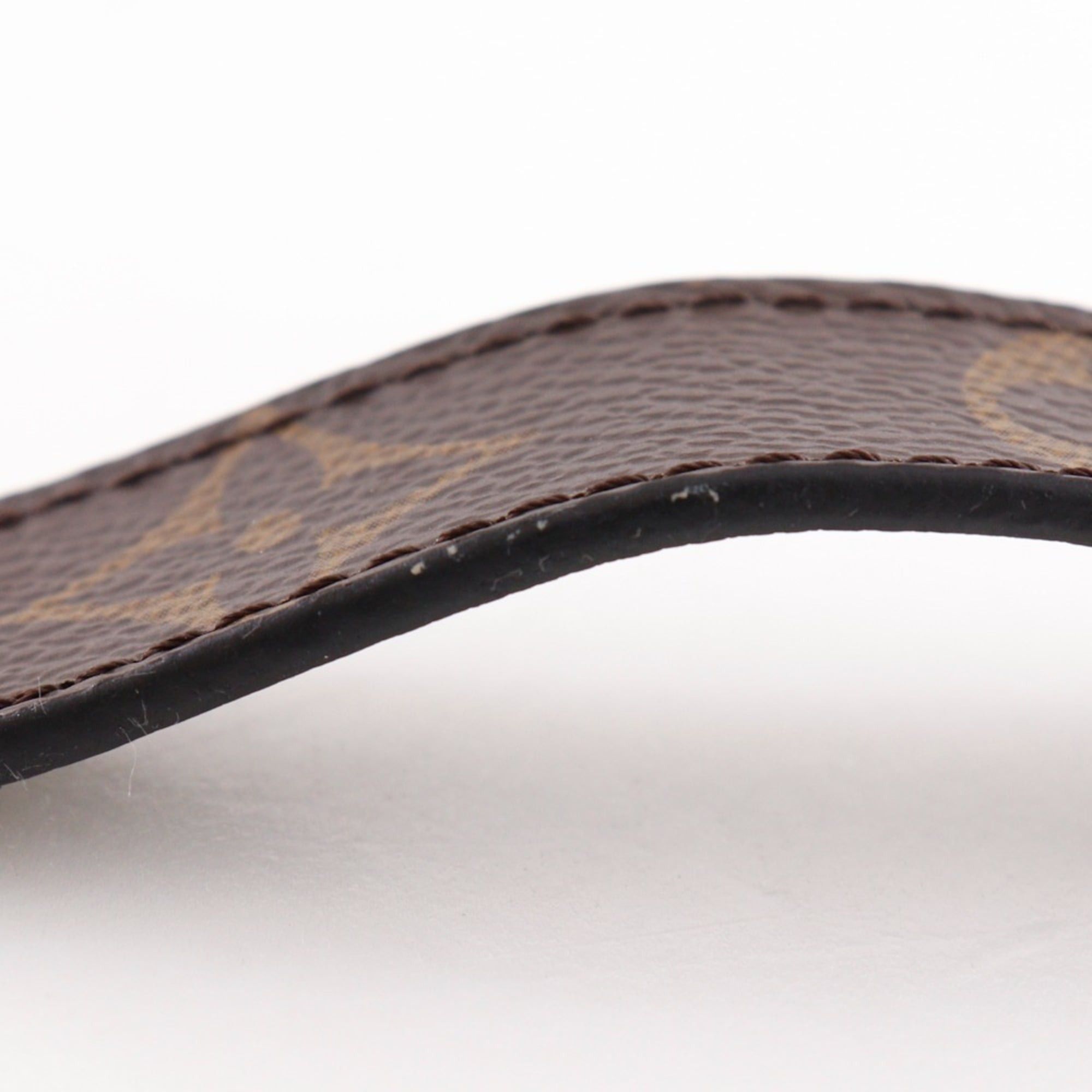 Louis Vuitton Louis Vuitton Bracelet Hockenheim M6141 Monogram Canvas 2017 Brown Approx. 26g Bra Rubbed Unisex Size ONE SIZE - 11 Thumbnail