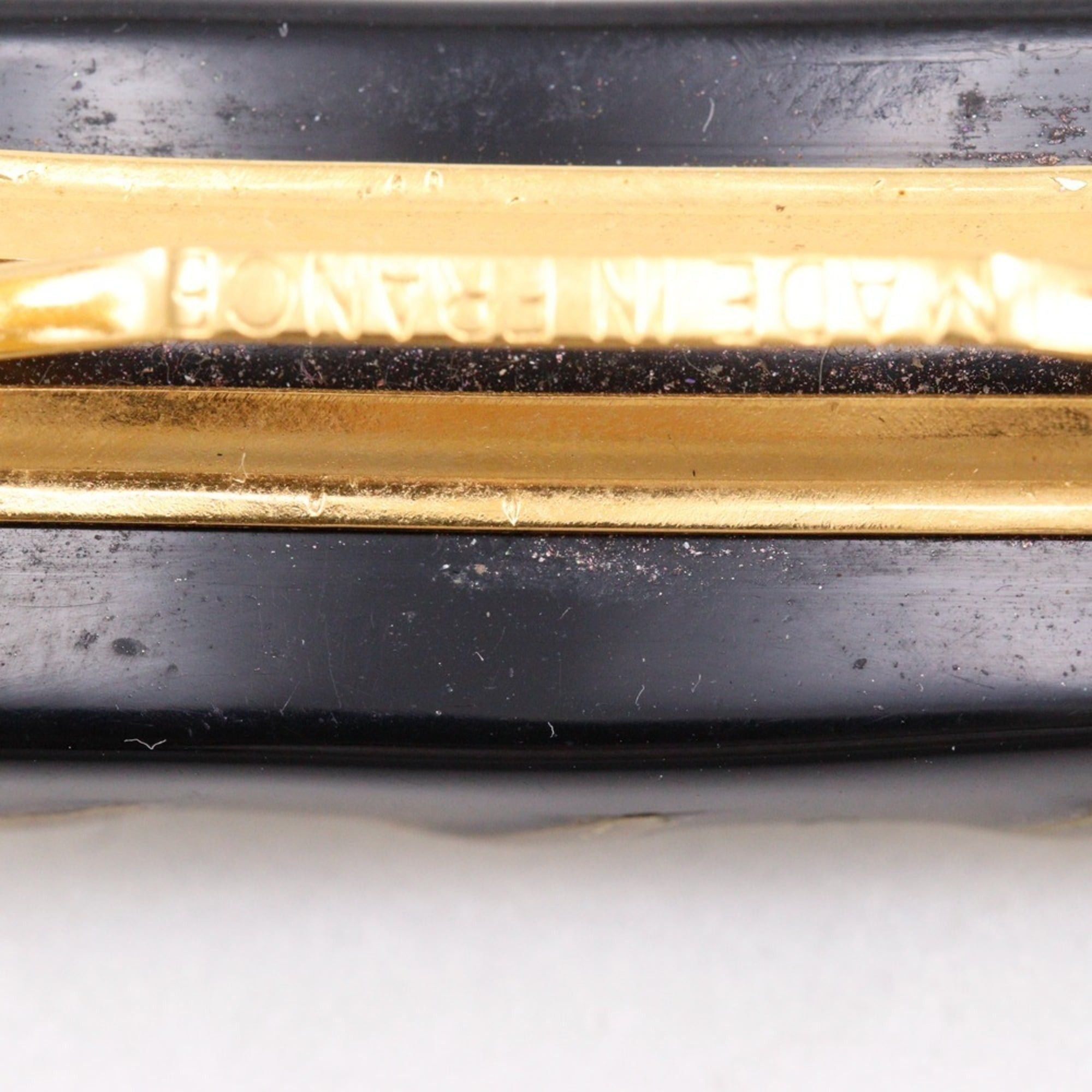 Chanel Chanel Coco Mark Barrette, Chain Motif, Vintage Plastic, 1997, Black/Gold, 97A, Women's Size ONE SIZE - 7 Thumbnail