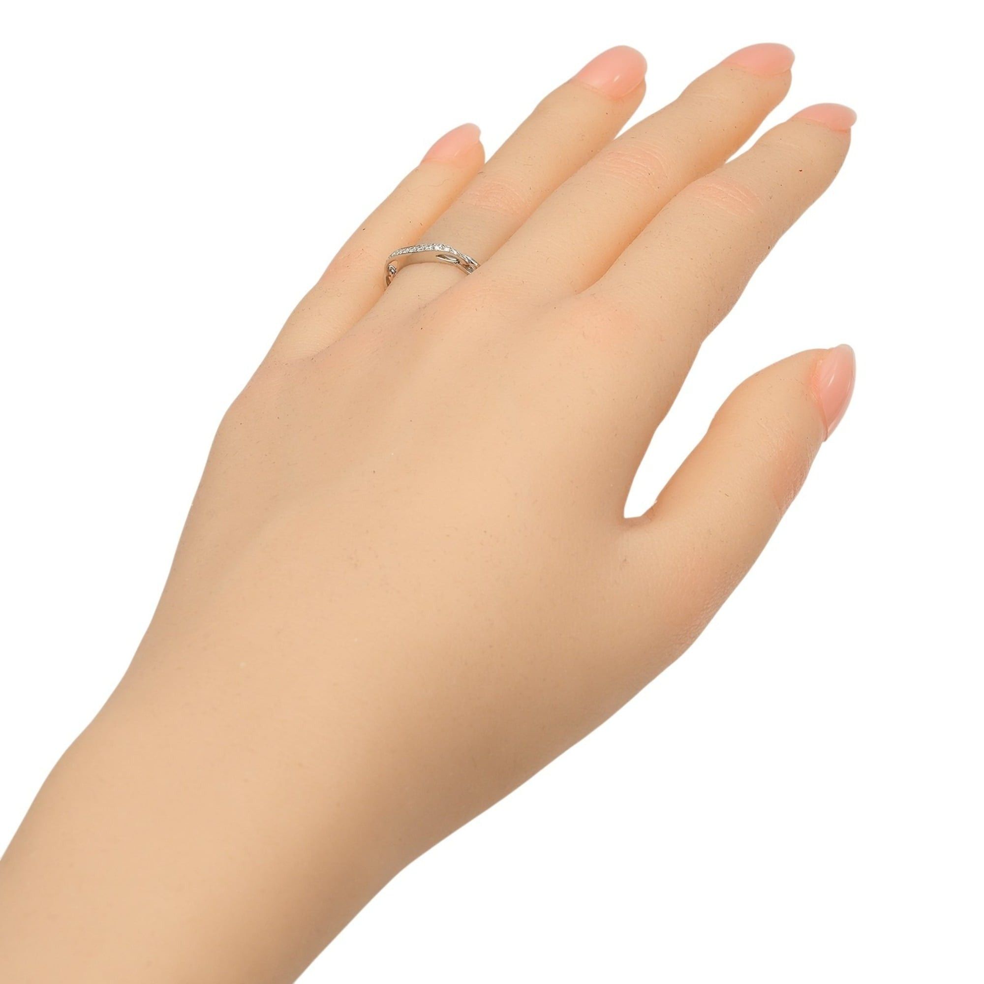 Bvlgari Bulgari Incontro d'Amore Ring, Size 7, Platinum 950, Diamond, Approx. 2.85g, BVLGARI Size ONE SIZE - 2 Thumbnail