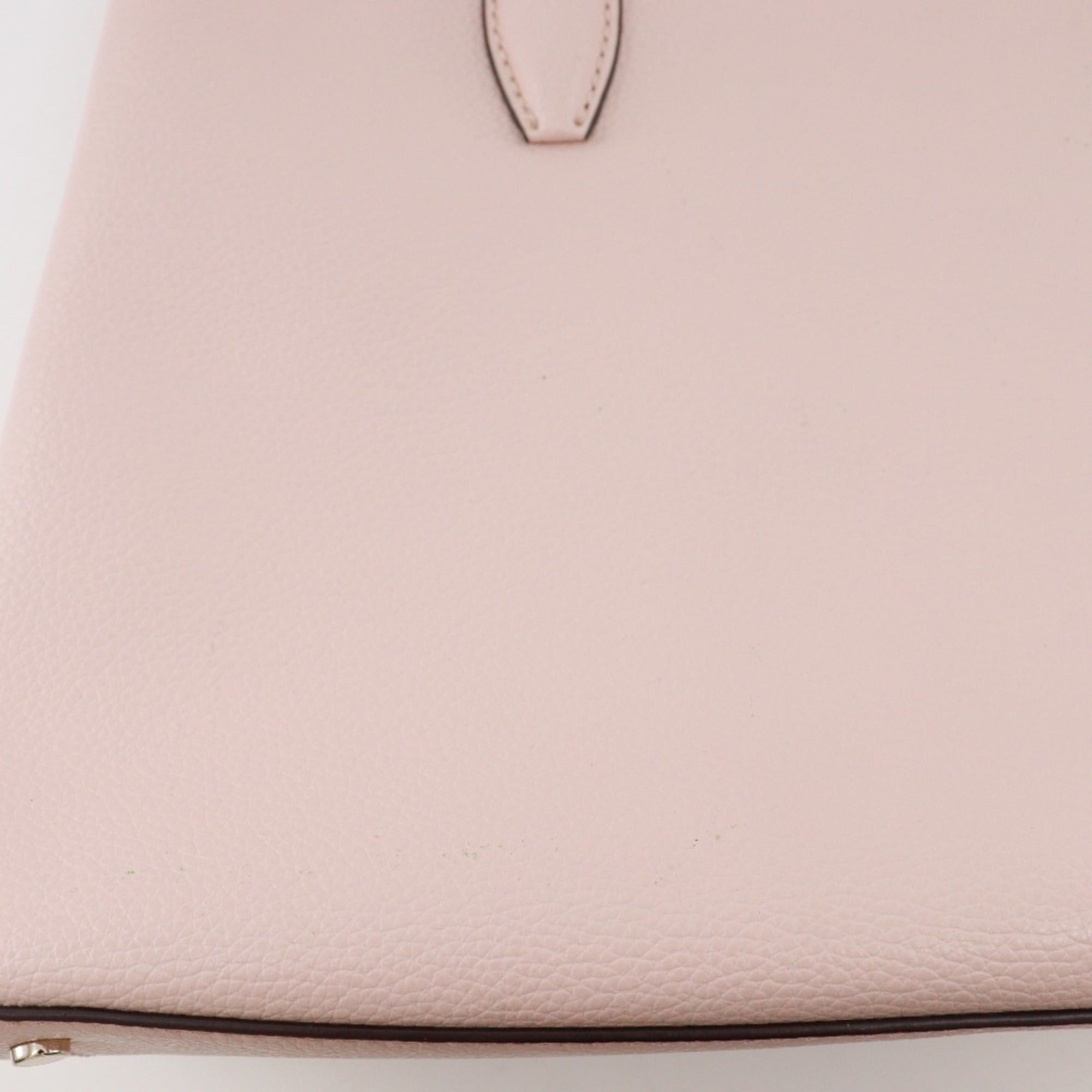 Kate Spade Kate Spade Eva Medium Satchel Tote Bag, 2-Way Shoulder WKRU5696, Leather, Pink, A5 Size, Open, Women's Size ONE SIZE - 11 Thumbnail