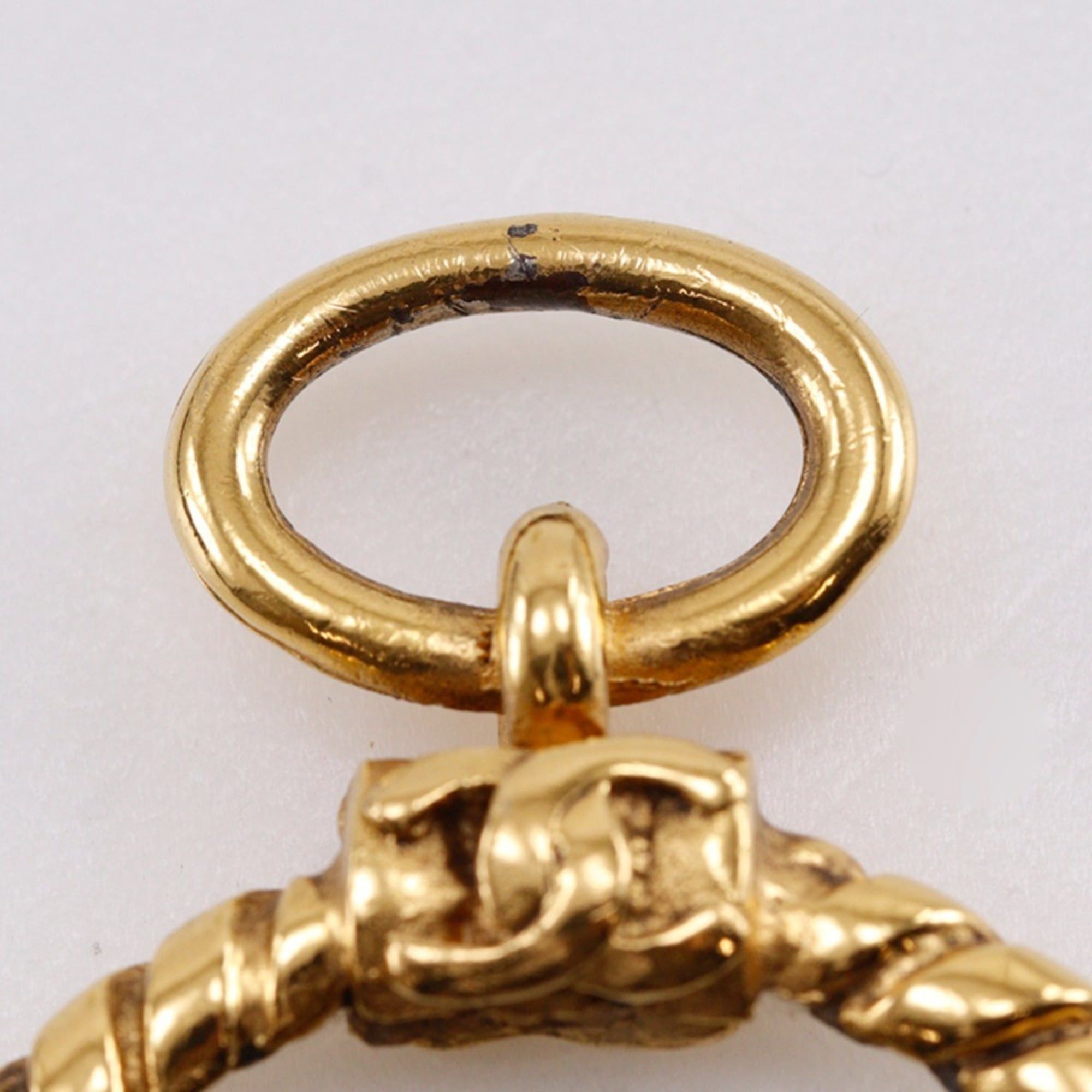 Chanel Chanel Loupe Pendant Necklace, Double Strand, Vintage, Gold Plated, Approx. 106.1g, Women's Size ONE SIZE - 8 Thumbnail