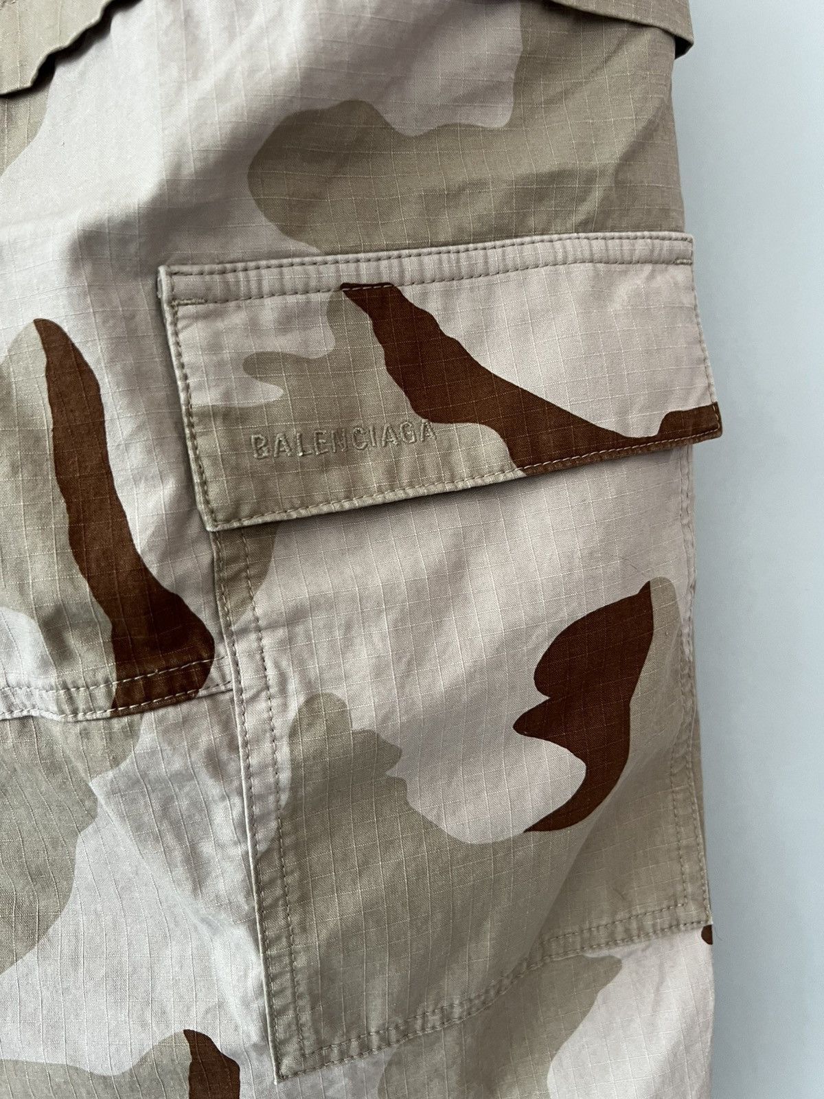 Balenciaga Large Camo Cargo Pants Size US 30 / EU 46 - 3 Thumbnail