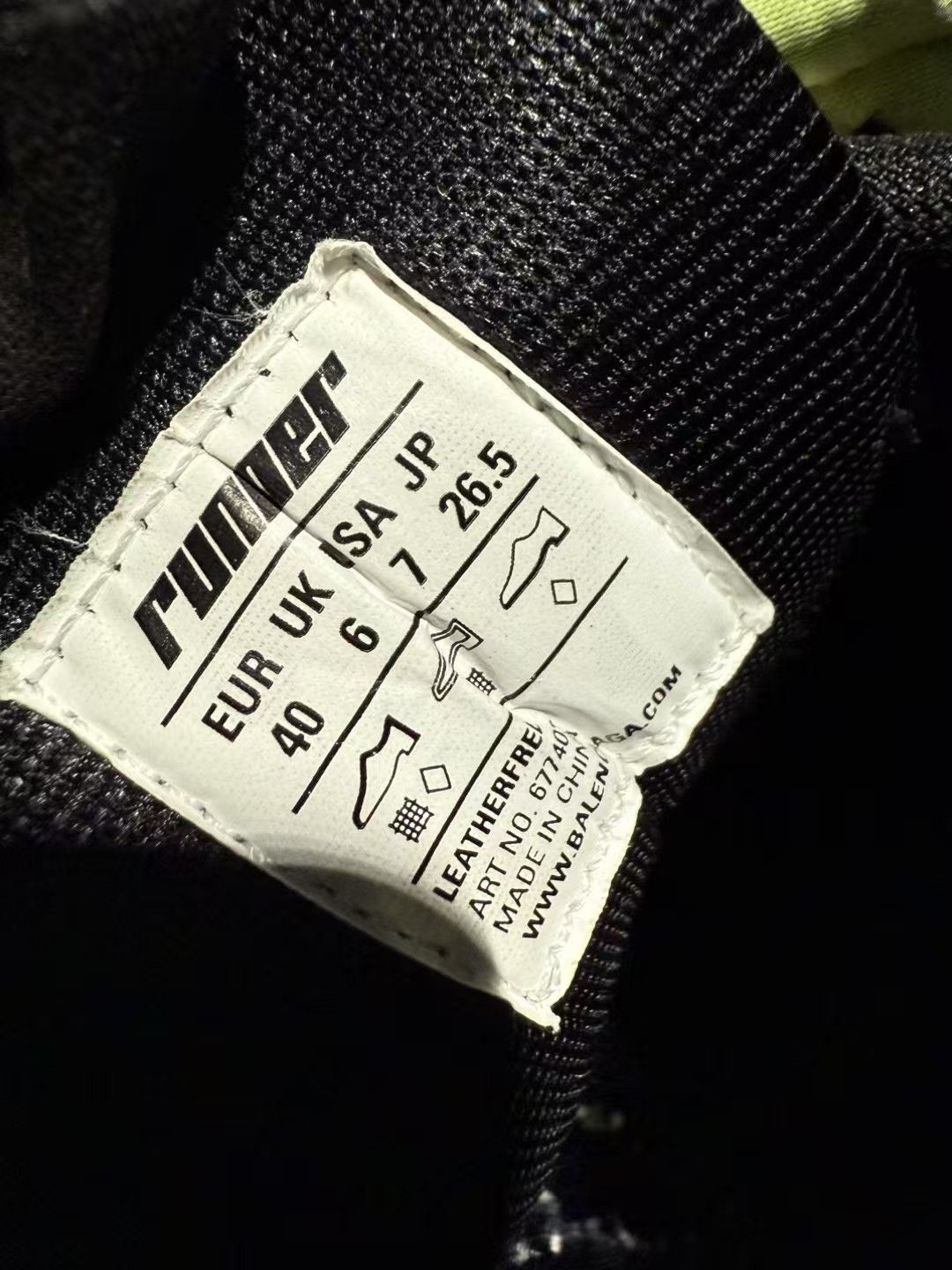 Balenciaga Balenciaga Runner Black Green Size 40 Size US 7 / EU 40 - 9 Thumbnail