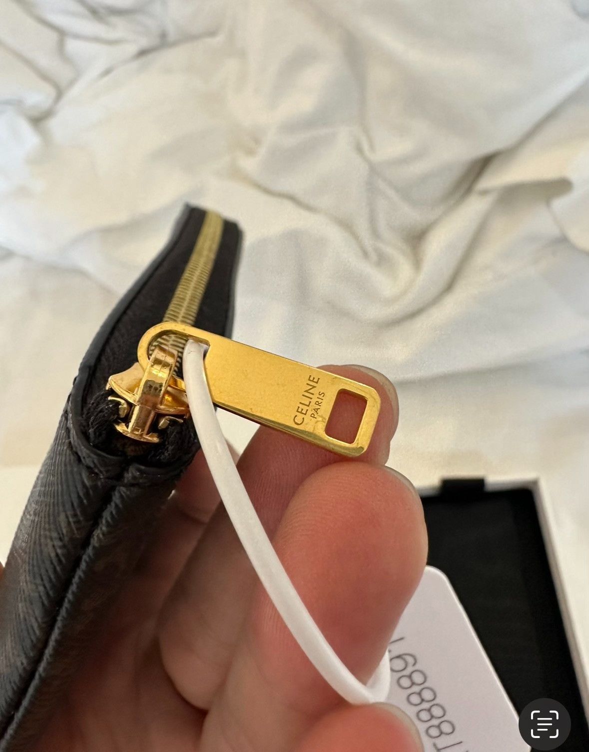 Celine Celine Paris Logo Pouch Wallet Size ONE SIZE - 2 Thumbnail
