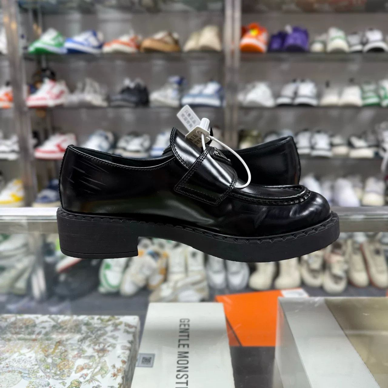 Prada Prada Triangular Logo Loafers Size US 5 / IT 35 - 4 Thumbnail
