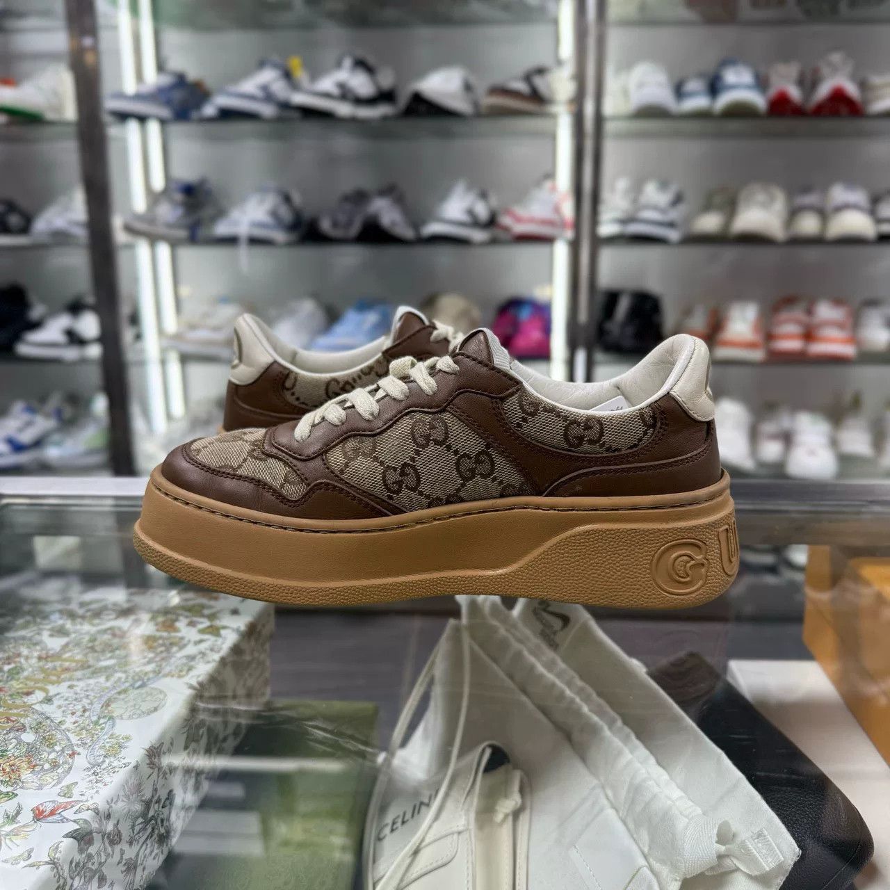 Gucci Gucci Biscuit Shoes Size US 4 / IT 34 - 5 Thumbnail