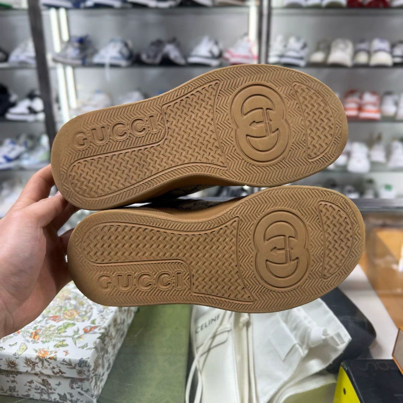 Gucci Gucci Biscuit Shoes Size US 4 / IT 34 - 7 Thumbnail