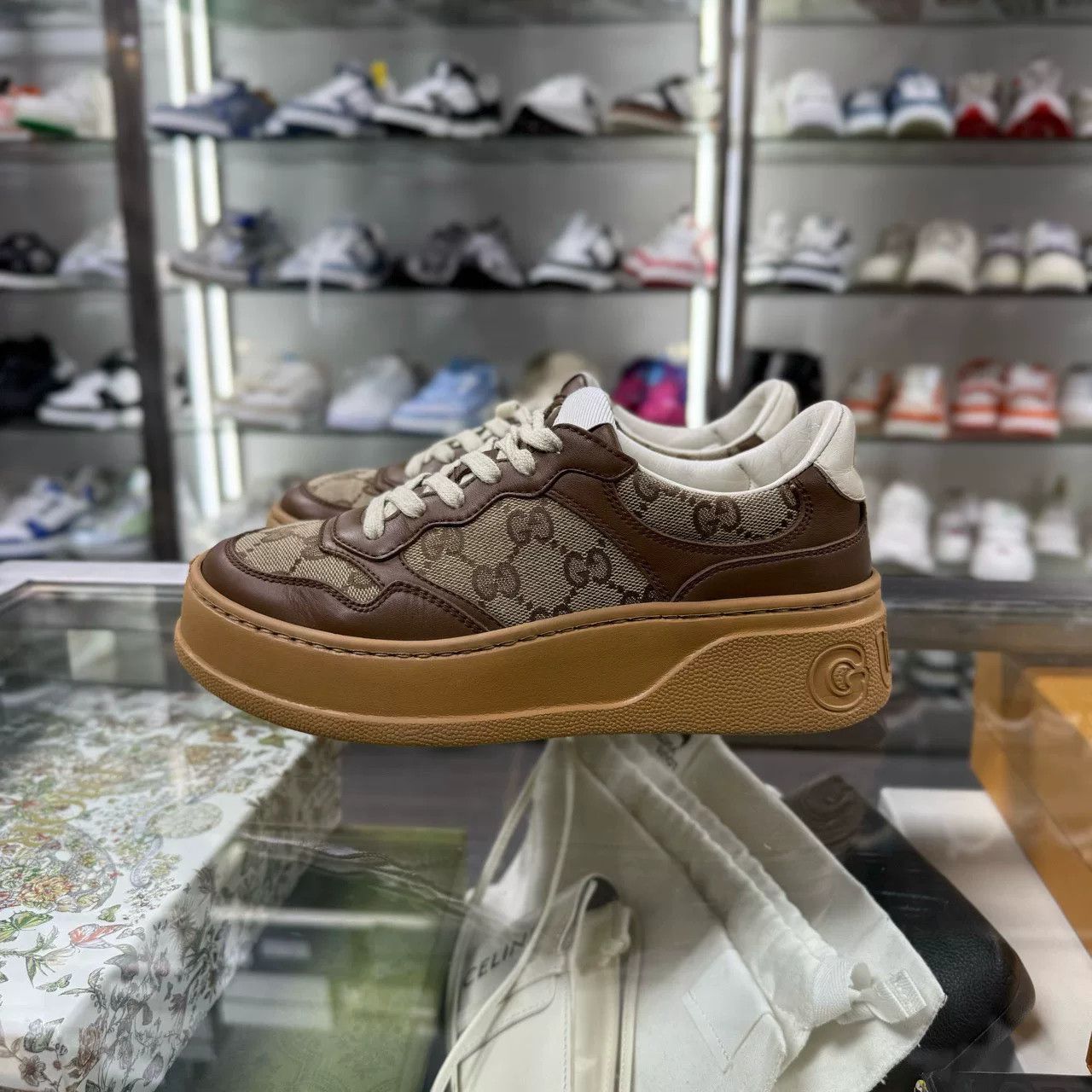 Gucci Gucci Biscuit Shoes Size US 4 / IT 34 - 3 Thumbnail