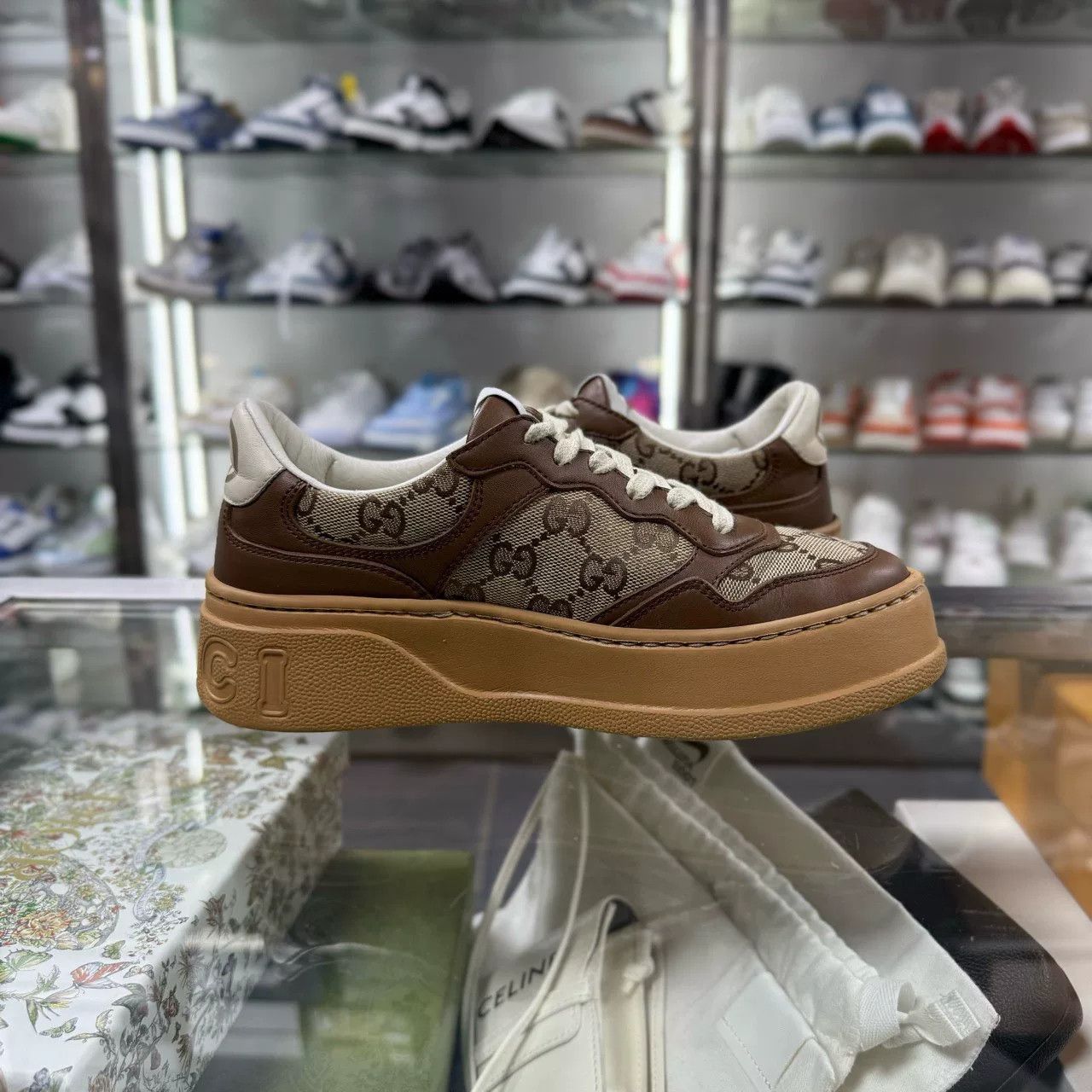 Gucci Gucci Biscuit Shoes Size US 4 / IT 34 - 4 Thumbnail