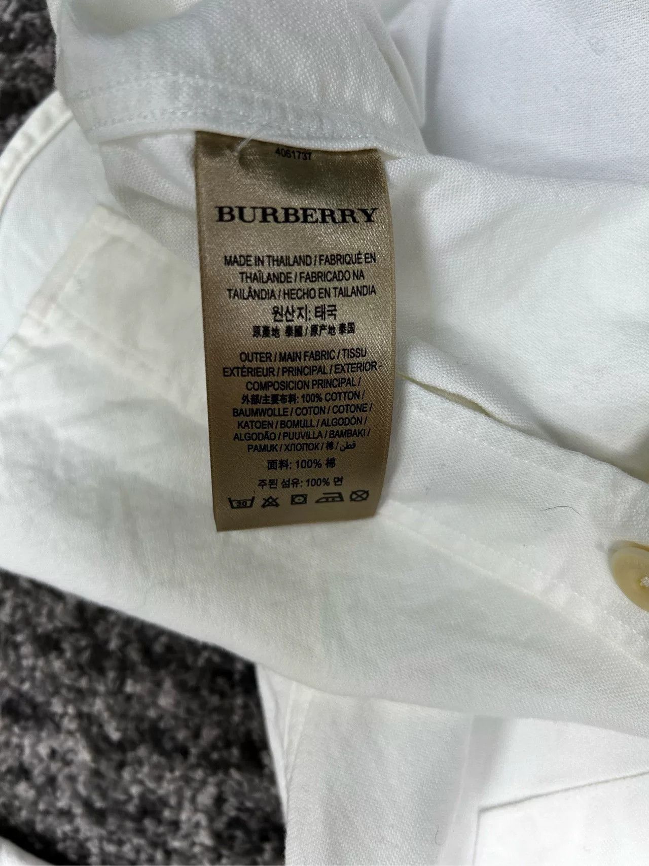 Burberry Burberry Long Pocket Shirt Size XS / US 0-2 / IT 36-38 - 4 Thumbnail