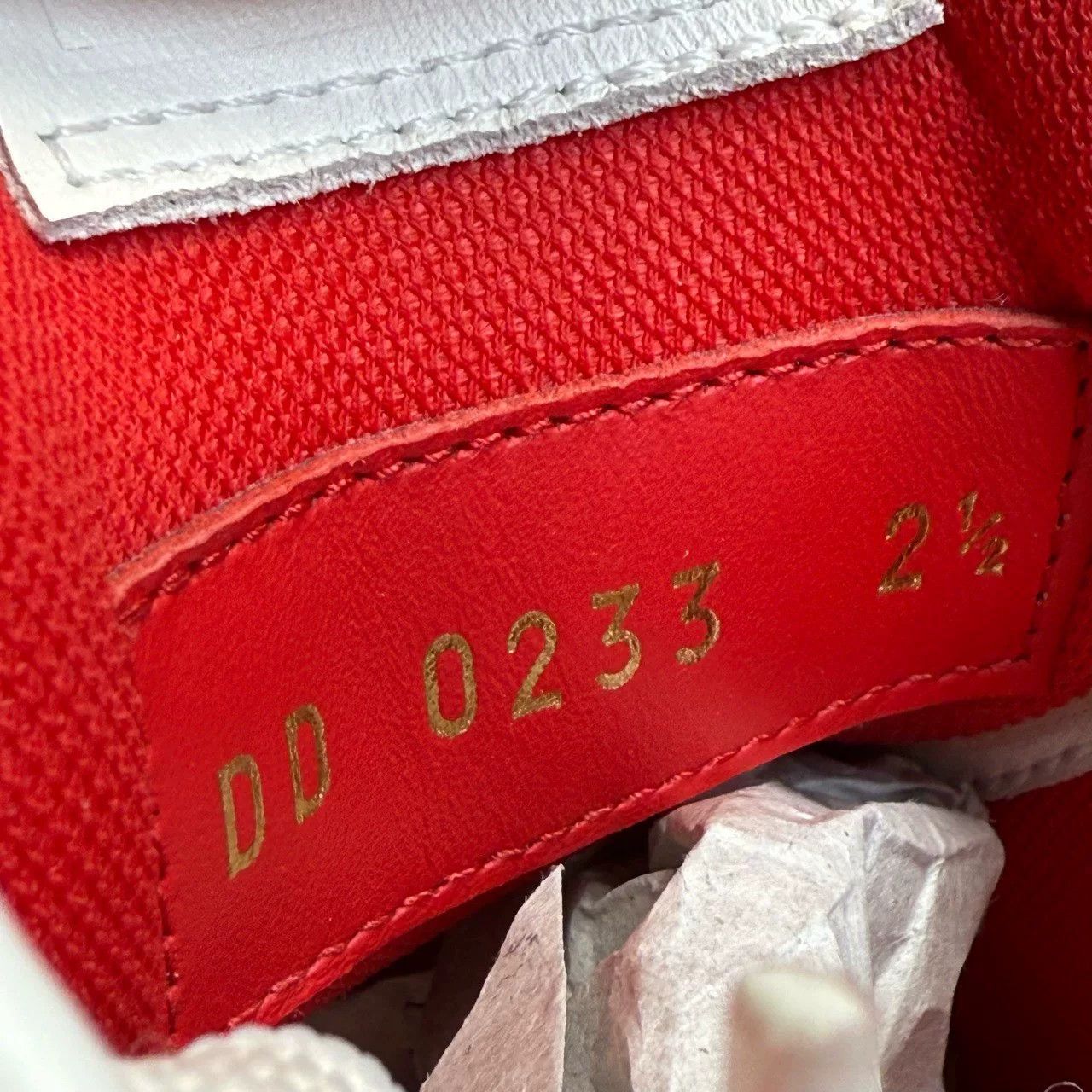 Louis Vuitton LV Trainer White Red Size US 4.5 / IT 34.5 - 8 Thumbnail