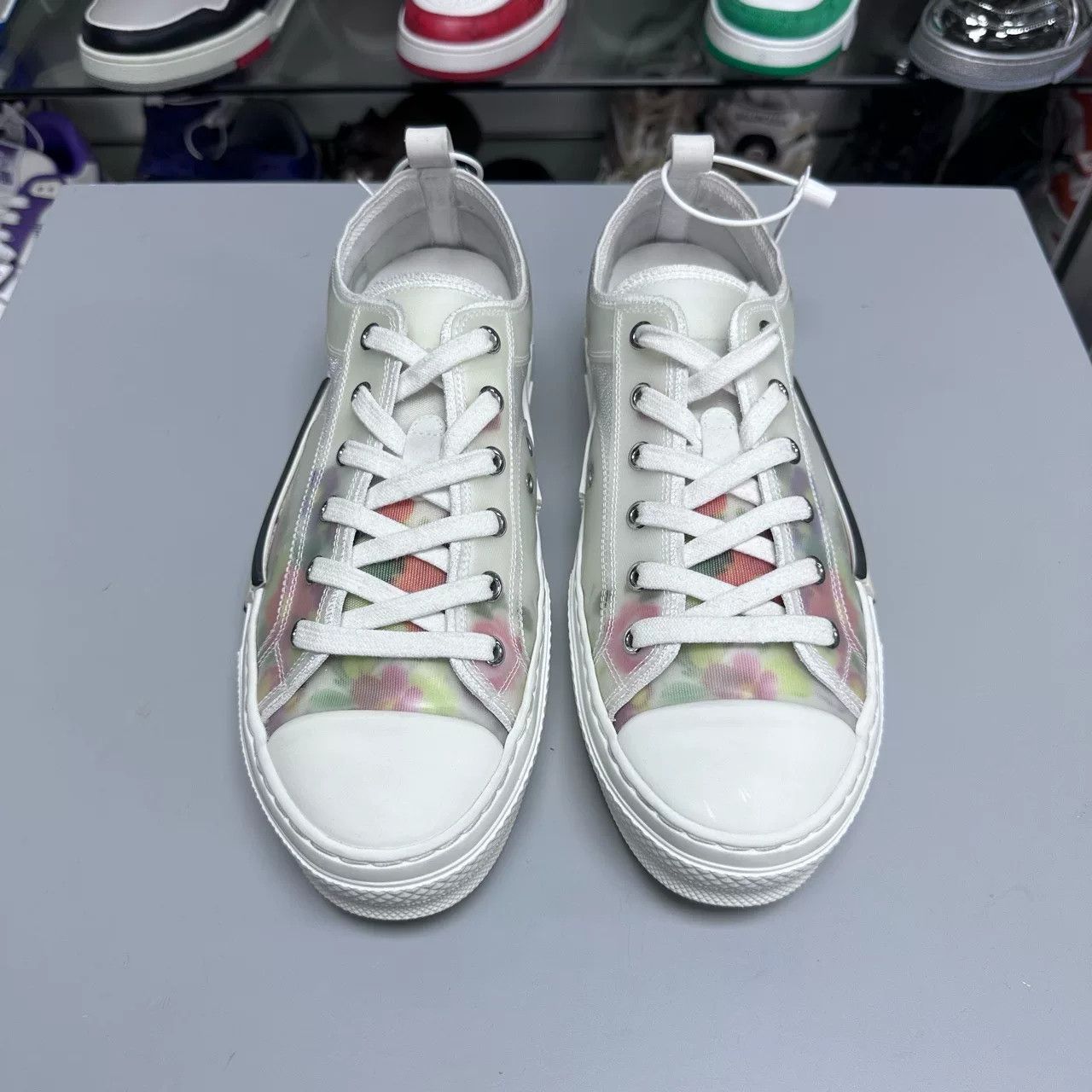 Dior DIOR B23 Low-Top Floral Sneakers Size US 8 / EU 41 - 6 Thumbnail