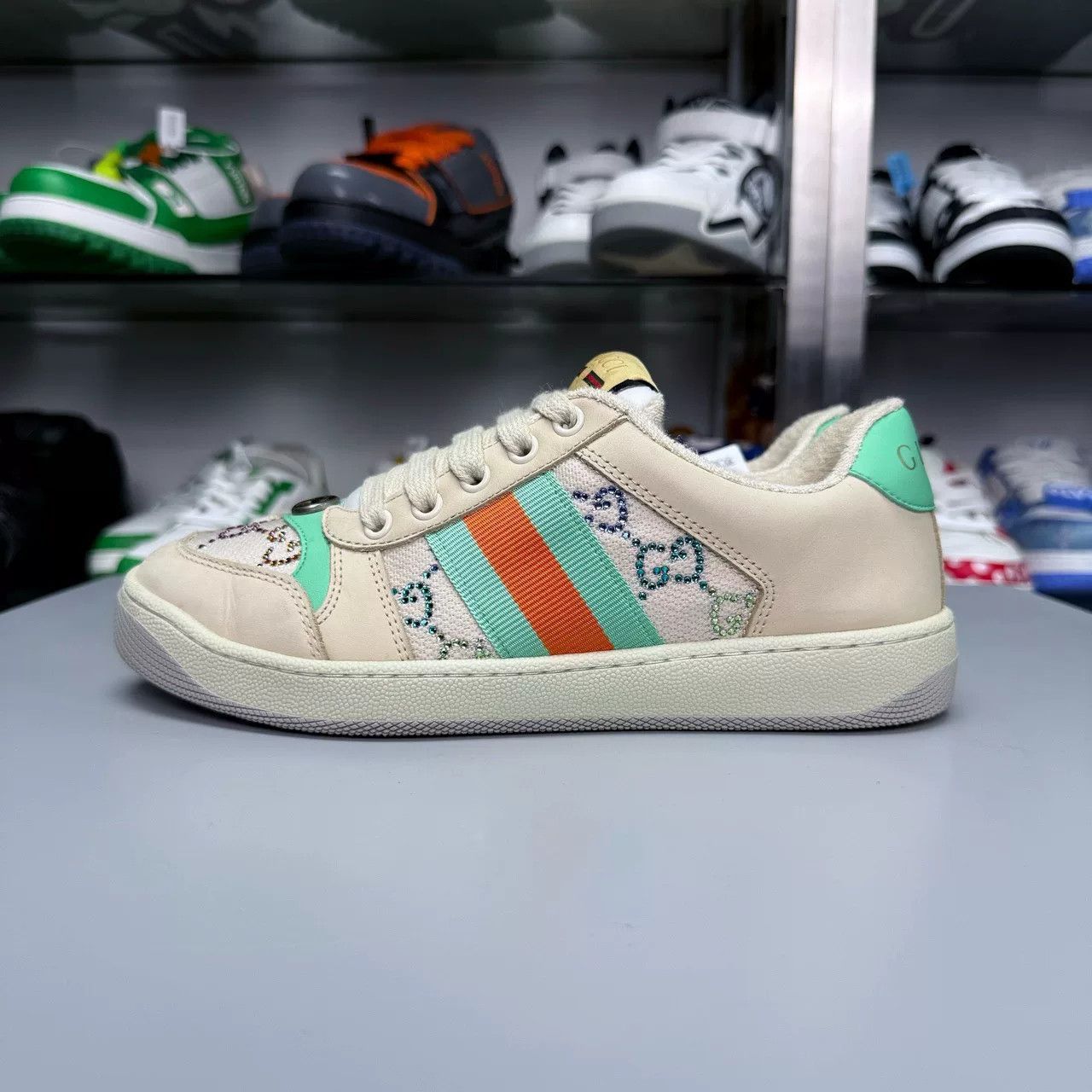 Gucci Gucci Glitter Dirty Shoes Size US 5 / IT 35 - 2 Thumbnail