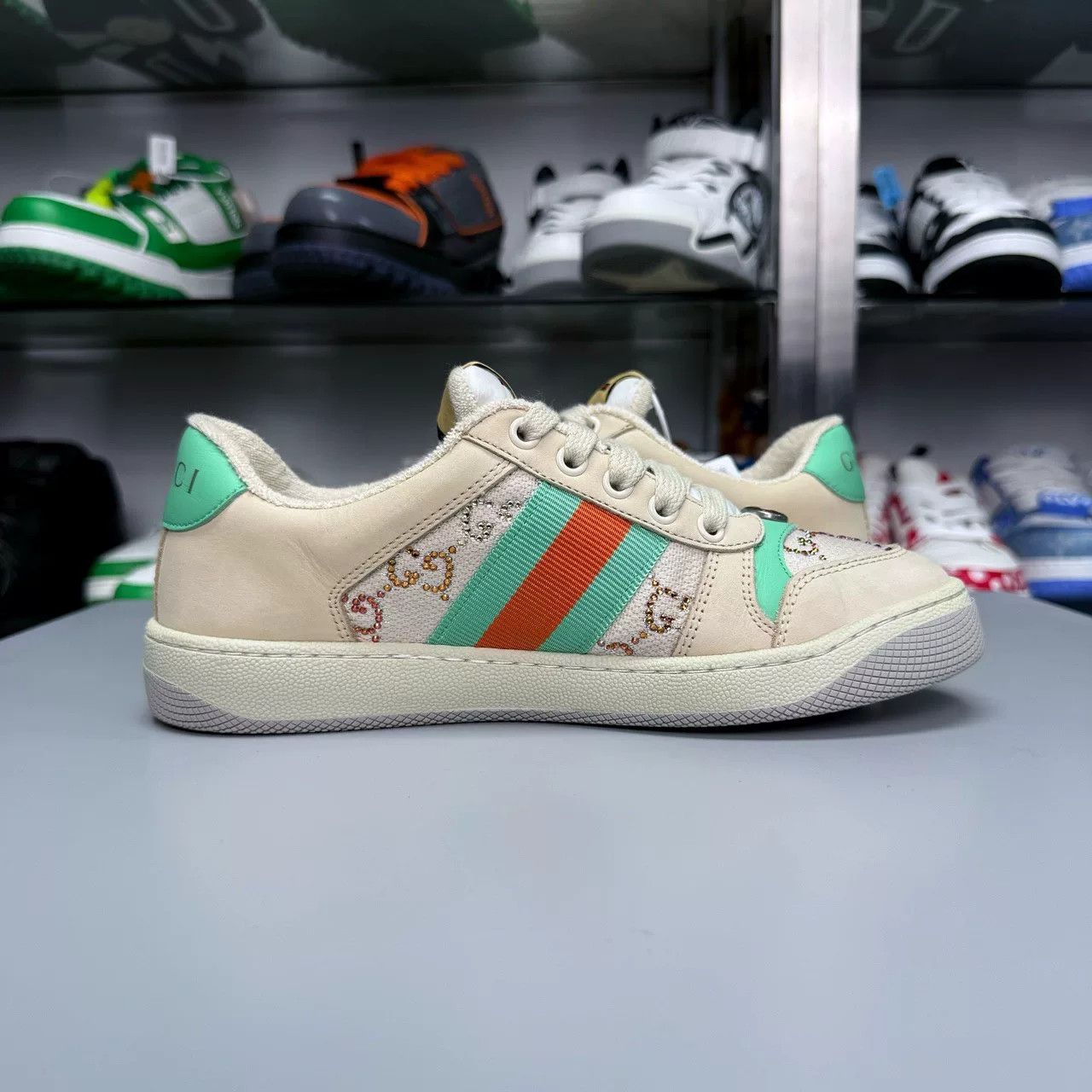 Gucci Gucci Glitter Dirty Shoes Size US 5 / IT 35 - 3 Thumbnail