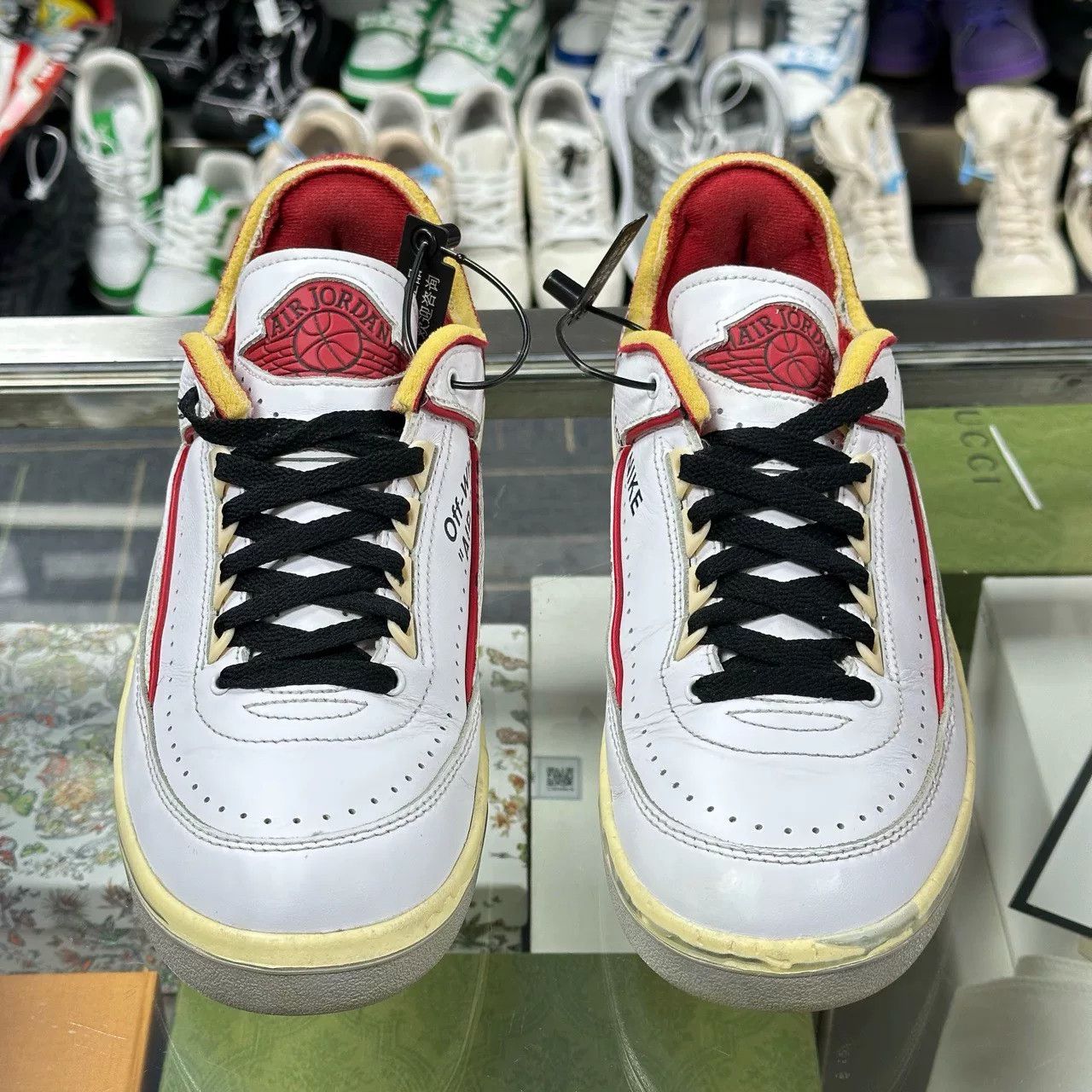 Off-White Air Jordan 2 Off-White White Red Size US 9 / EU 42 - 2 Thumbnail