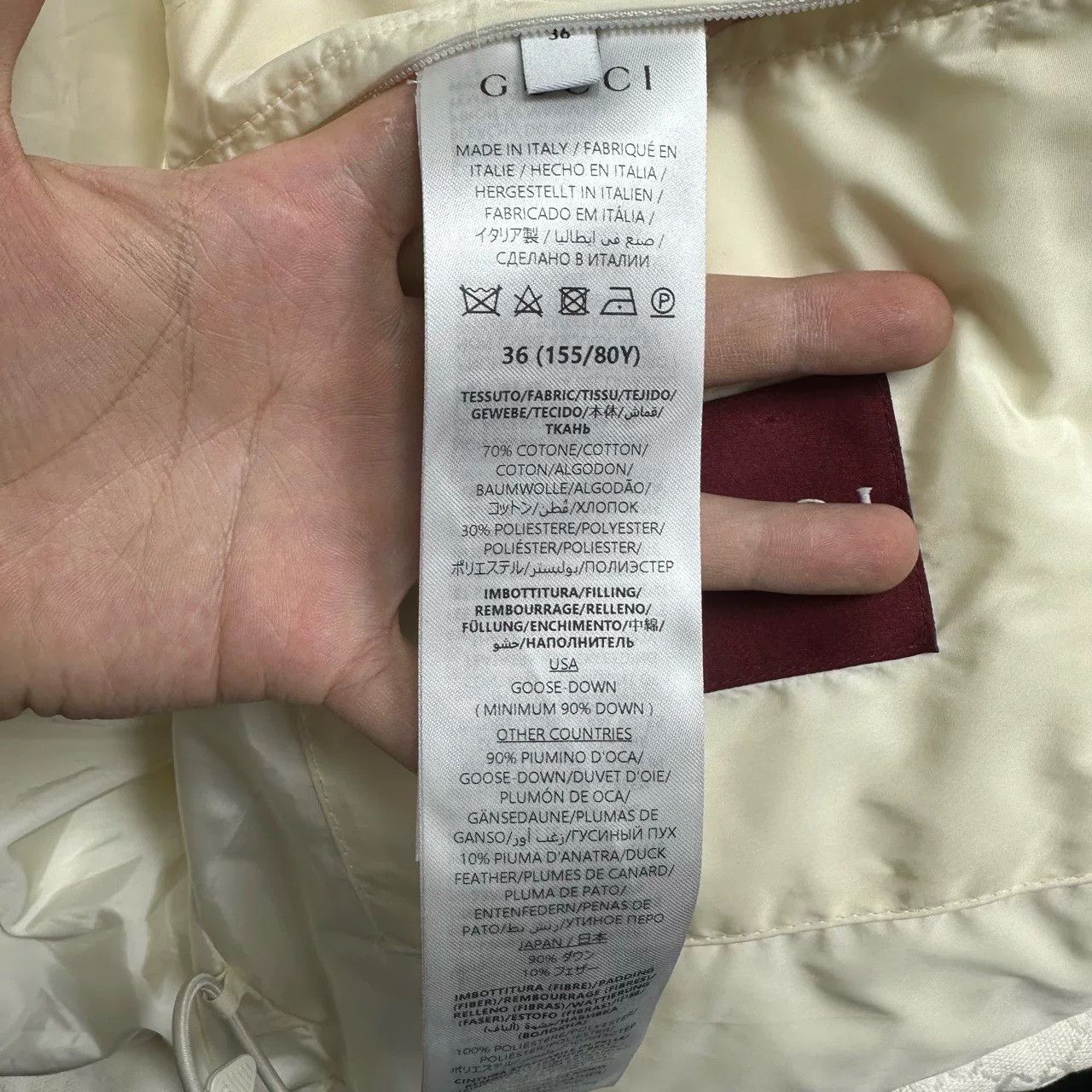 Gucci Gucci Spring 25 Waist-Adjustable Down Jacket Size XS / US 0-2 / IT 36-38 - 5 Thumbnail
