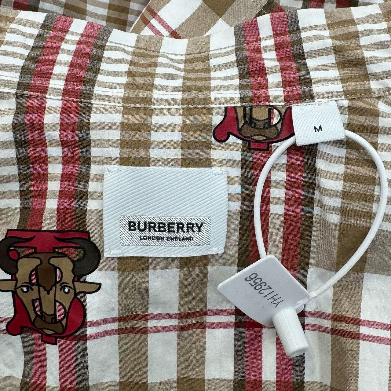 Burberry Burberry New Cow Head TB Plaid Shirt Size US M / EU 48-50 / 2 - 3 Thumbnail