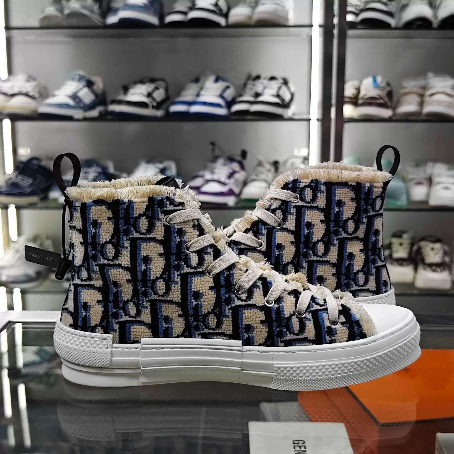 Dior Dior B23 Flocked Logo Sneakers Size US 9 / EU 42 - 6 Thumbnail