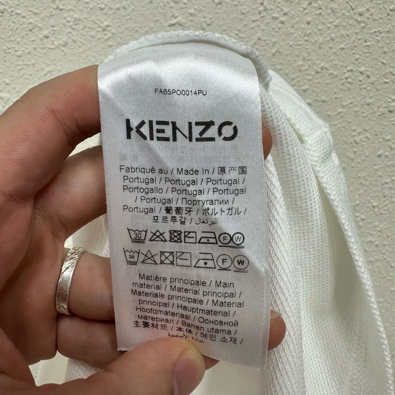 Kenzo KENZO Tiger Embroidery White Polo Short Sleeve Size US XL / EU 56 / 4 - 5 Thumbnail