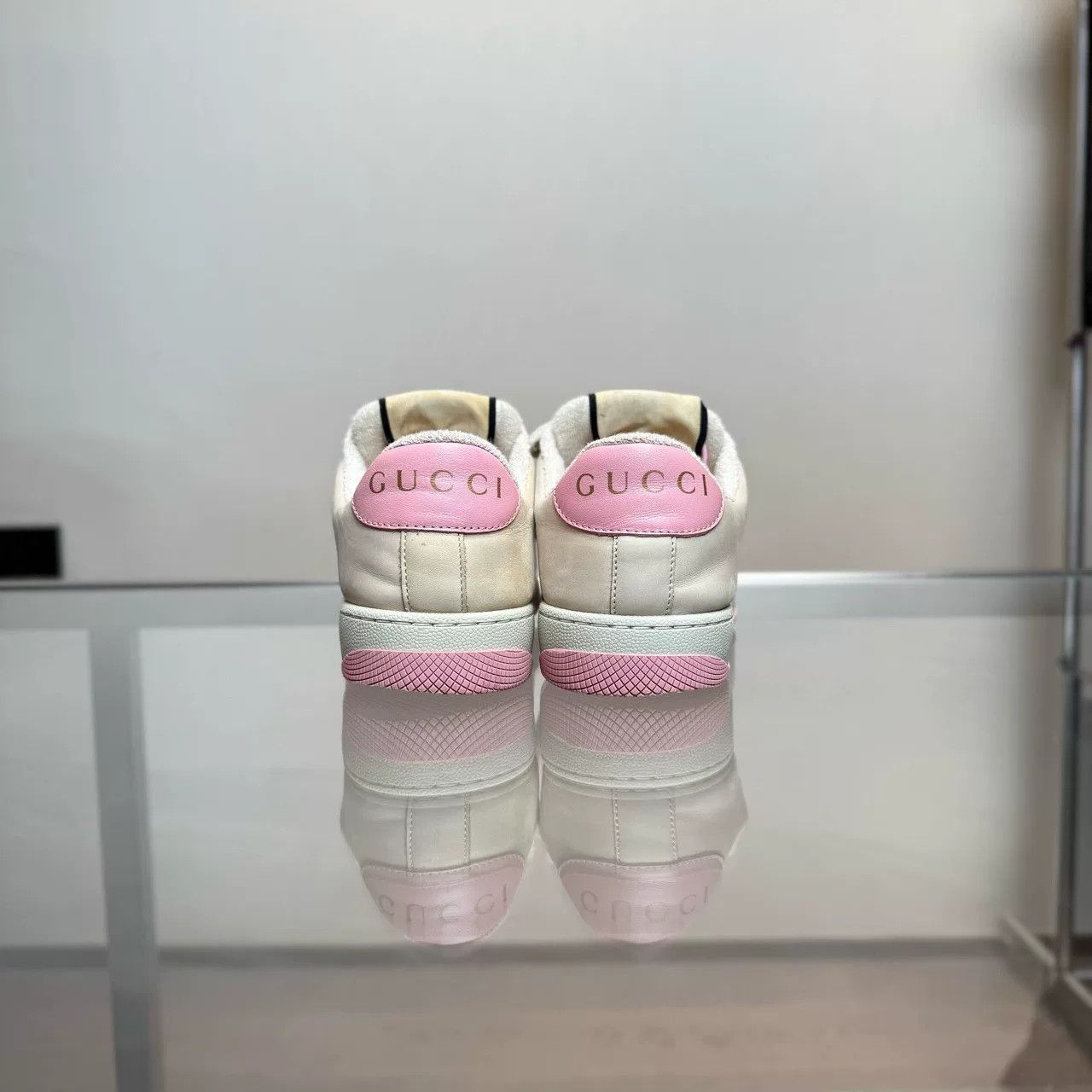 Gucci Gucci GG Enamel Pink Diamond Sneakers Size US 5 / IT 35 - 5 Thumbnail