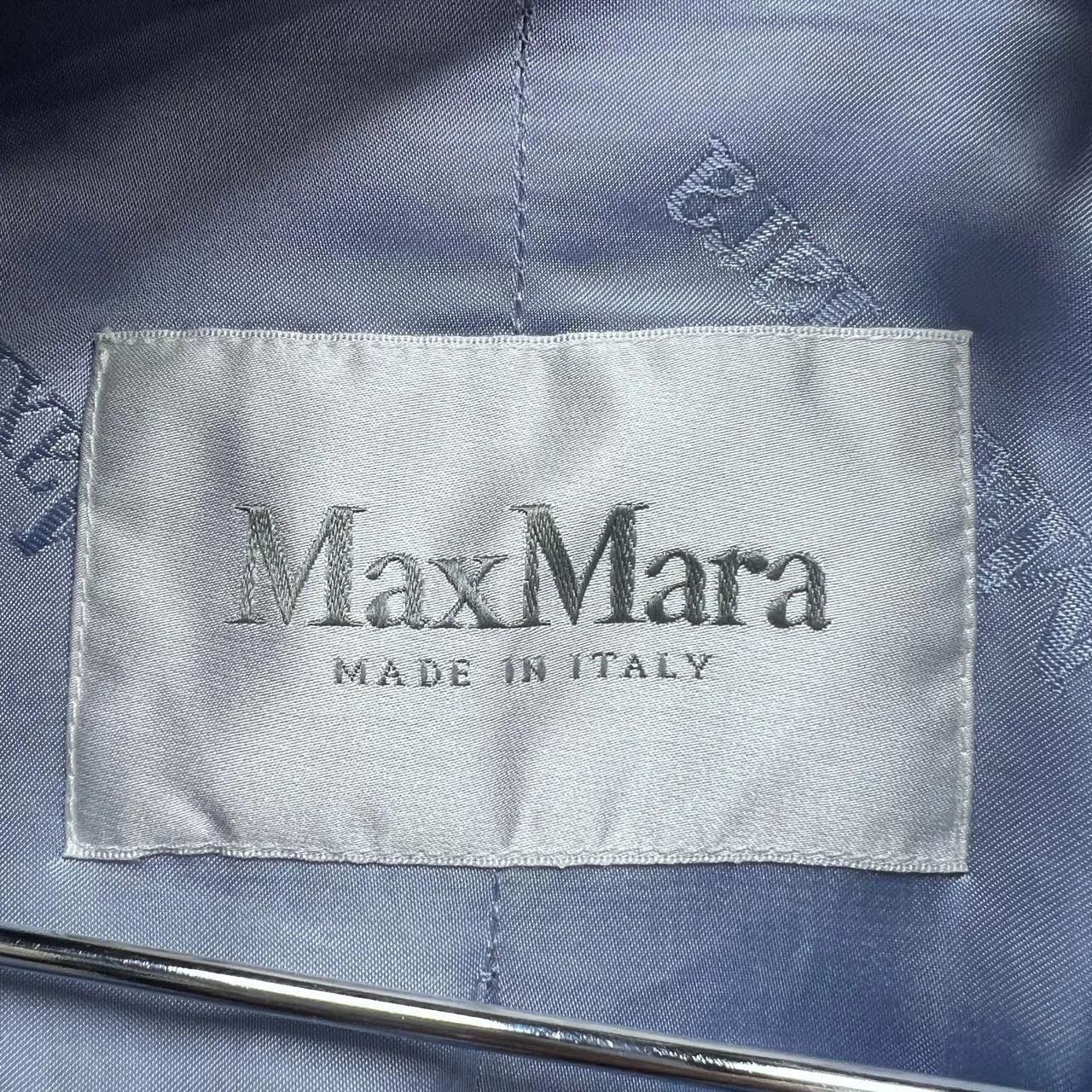 Max Mara MaxMara SS23 Teddy Lapel Sky Blue Coat Size S / US 4 / IT 40 - 3 Thumbnail