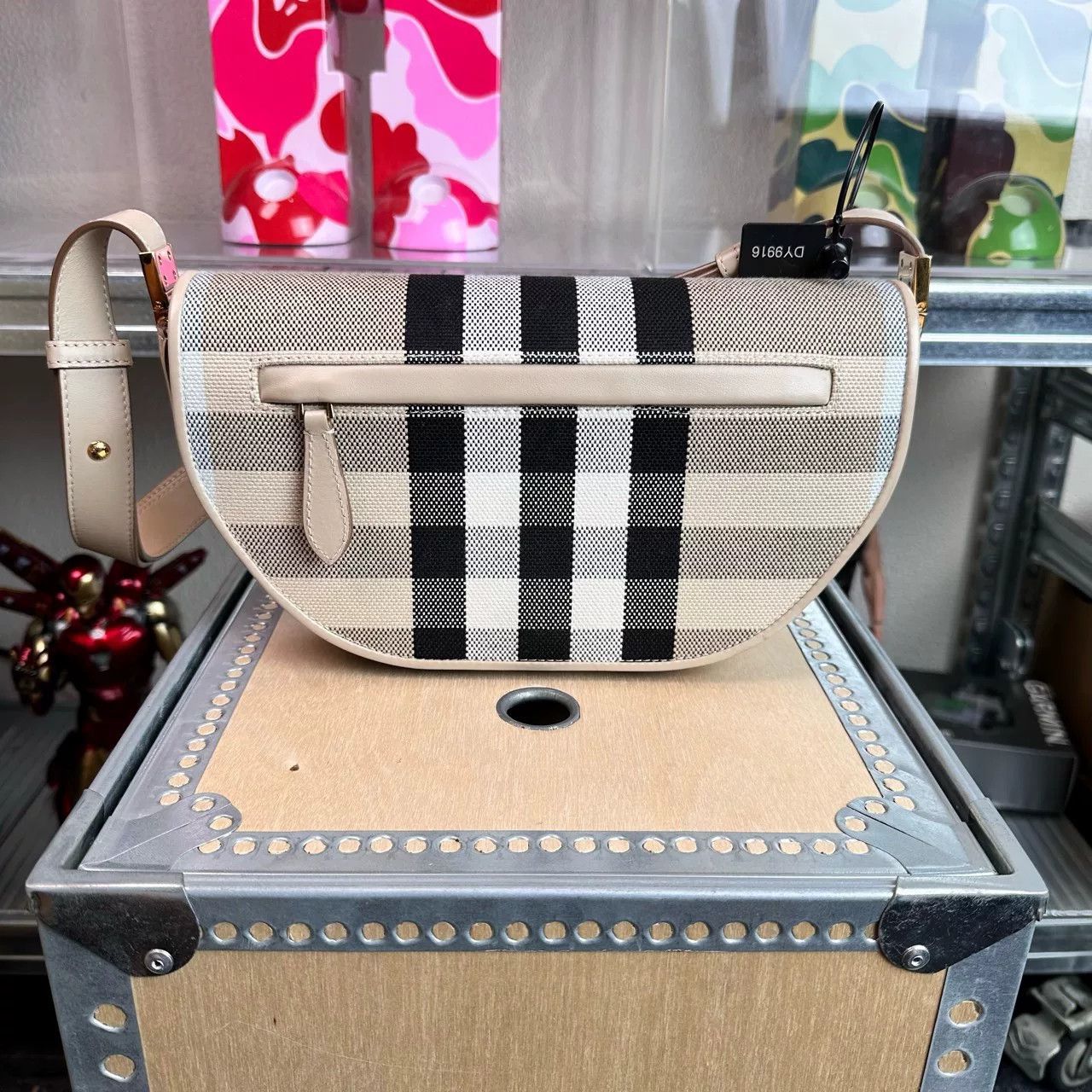 Burberry Burberry Olympia Check Shoulder Bag Size ONE SIZE - 2 Thumbnail
