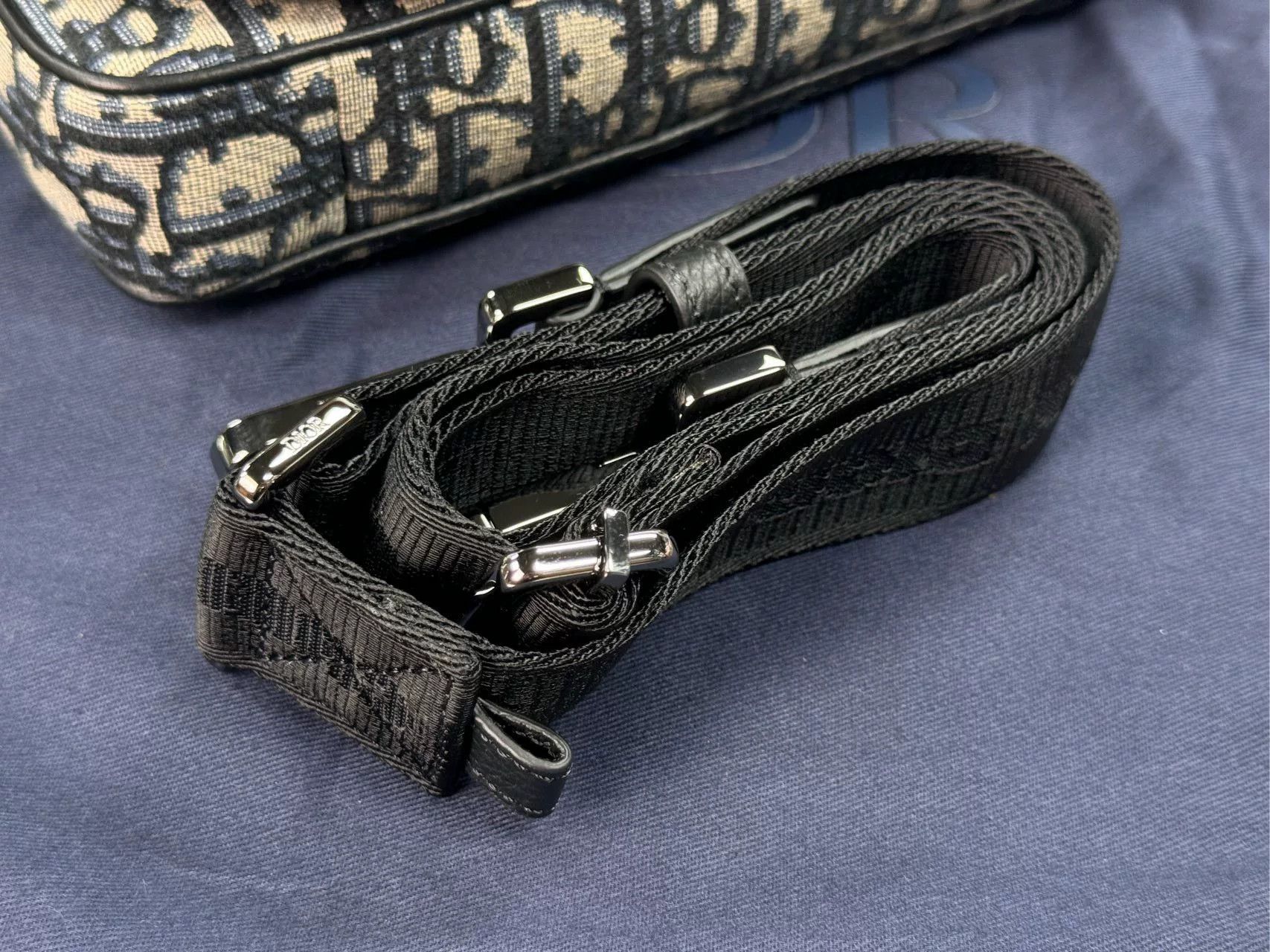 Dior Dior Monogram Print Triple Compartment Shoulder Bag Size ONE SIZE - 6 Thumbnail