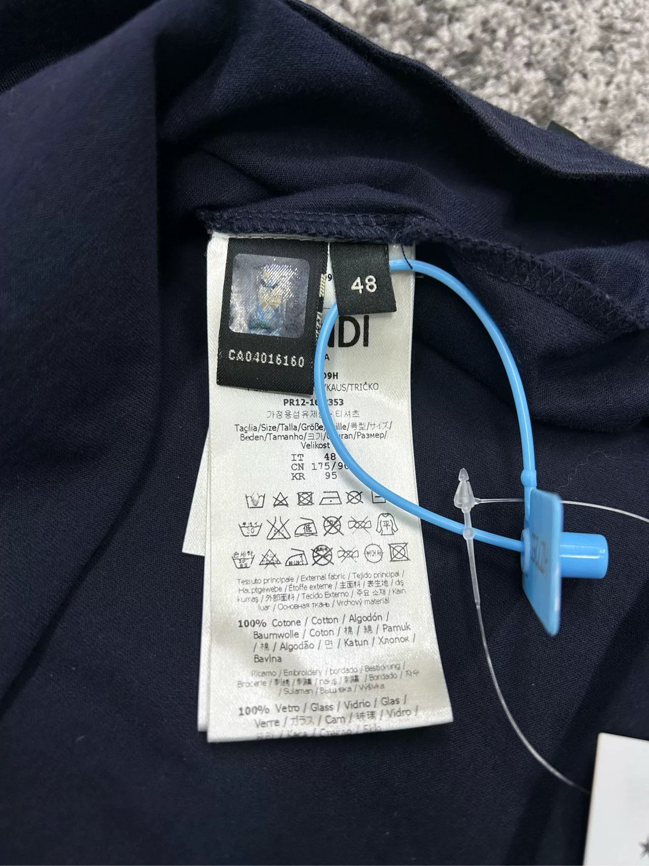 Fendi FENDI Water Diamond Expression Short Sleeve Size US M / EU 48-50 / 2 - 5 Thumbnail