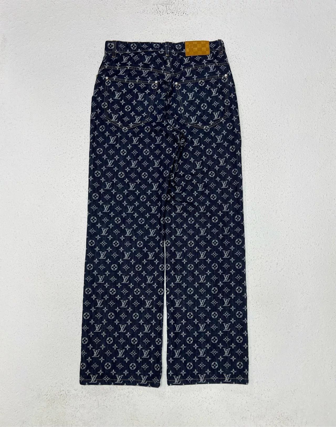 Louis Vuitton Louis Vuitton x Timberland Monogram Denim Pants Size US 29 - 2 Thumbnail