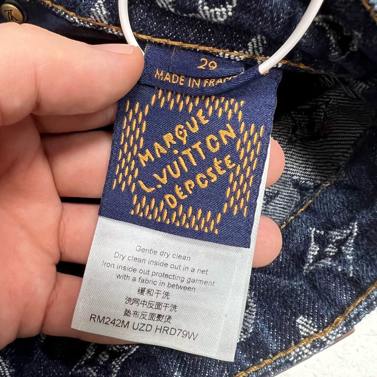 Louis Vuitton Louis Vuitton x Timberland Monogram Denim Pants Size US 29 - 4 Thumbnail
