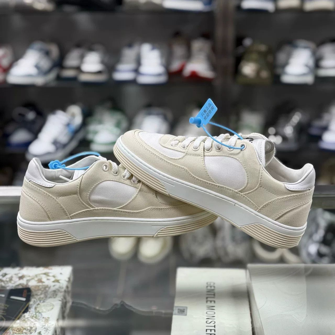 Chanel Chanel 2024 Beige Canvas Sneakers Size US 6 / IT 36 - 4 Thumbnail