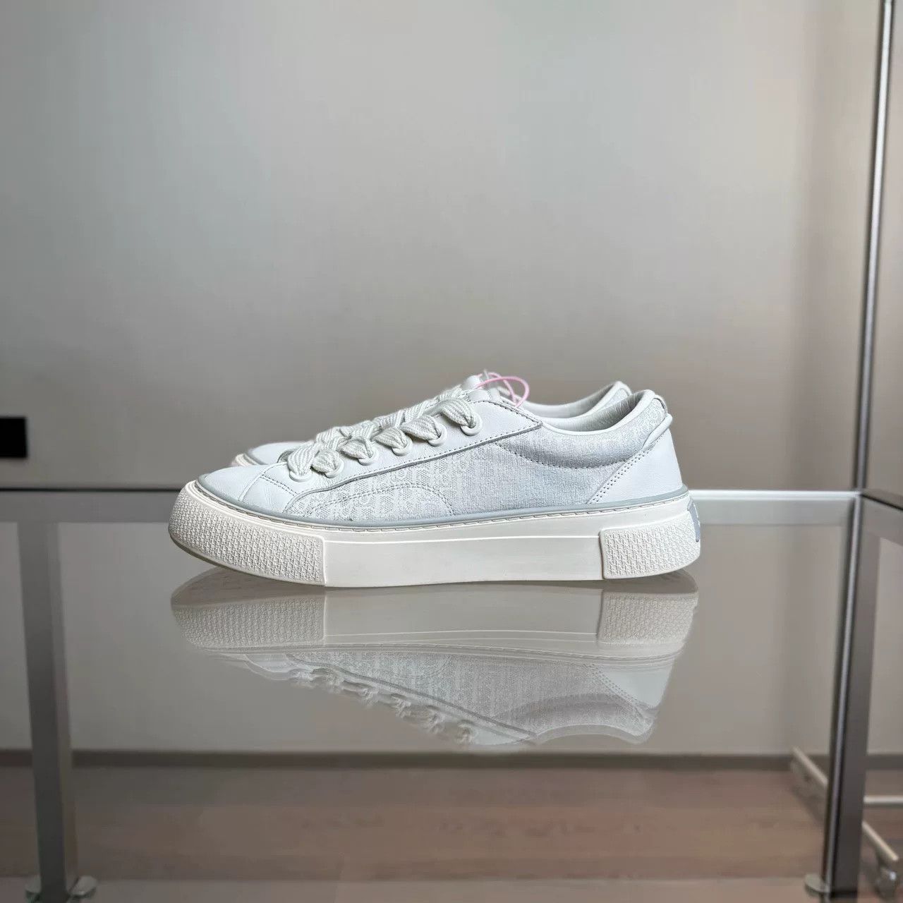 Dior Dior B33 Gray White Allover Print Size US 9 / EU 42 - 3 Thumbnail