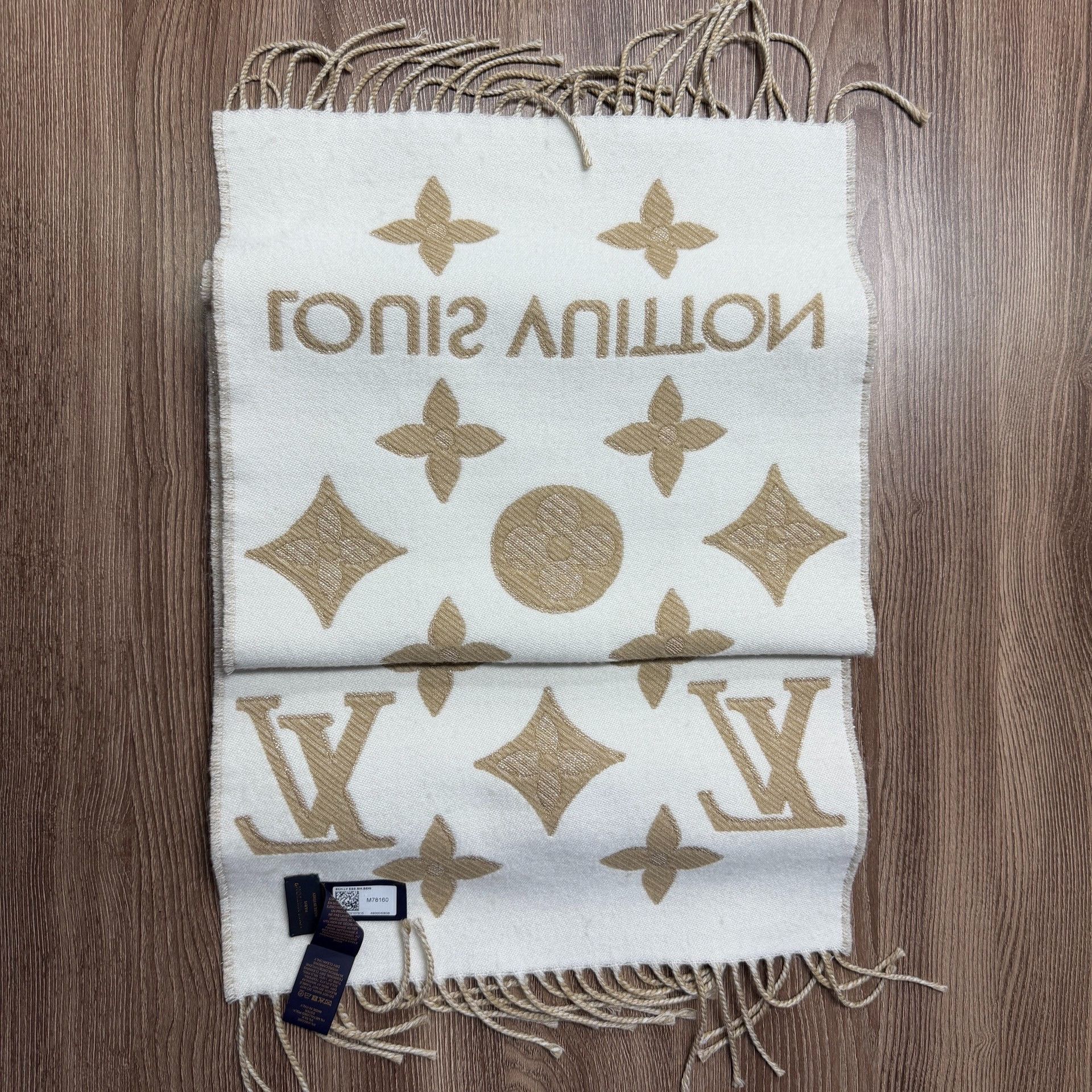Louis Vuitton Louis Vuitton Wool Scarf one size Men Size ONE SIZE - 4 Thumbnail