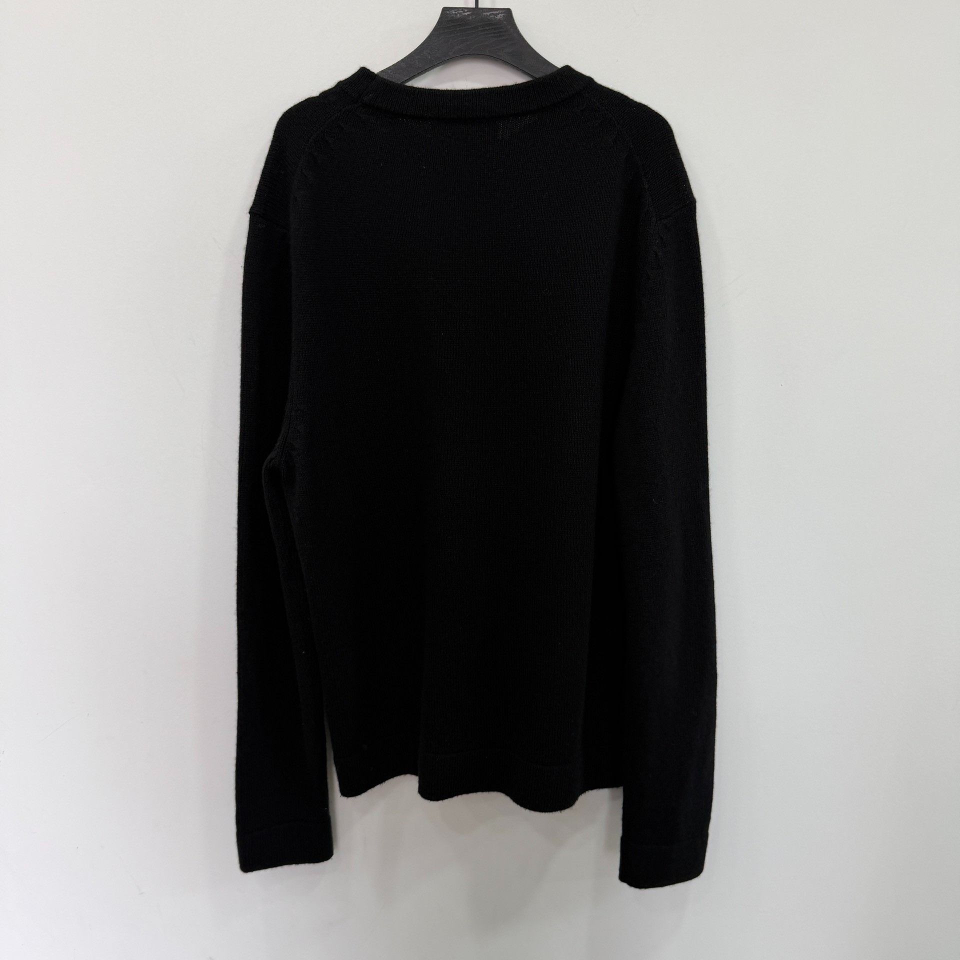 Dior Dior Retro Embroidered Black Sweater M Women Size M / US 6-8 / IT 42-44 - 2 Thumbnail