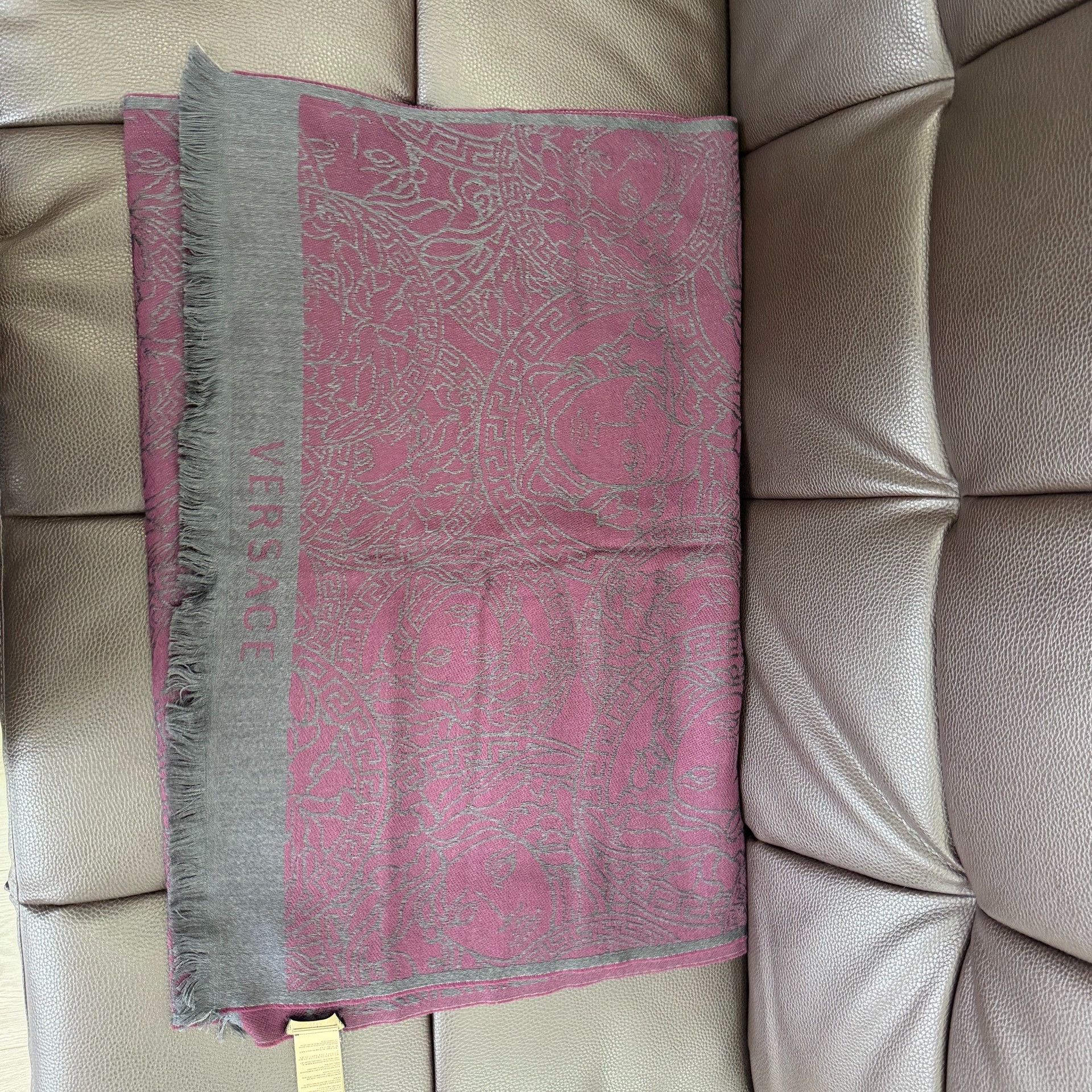 Versace Versace Wool Scarf one size Men Size ONE SIZE - 4 Thumbnail